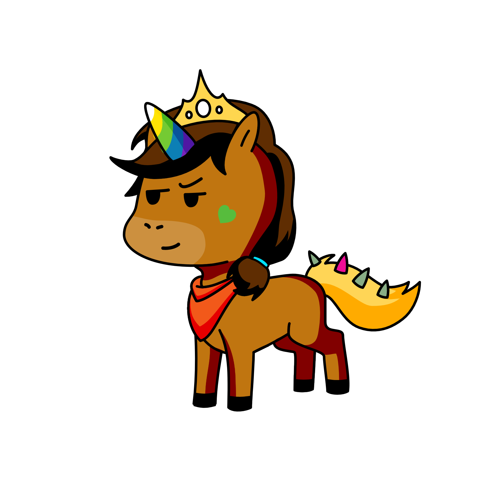 bad ass princes, the unicorn