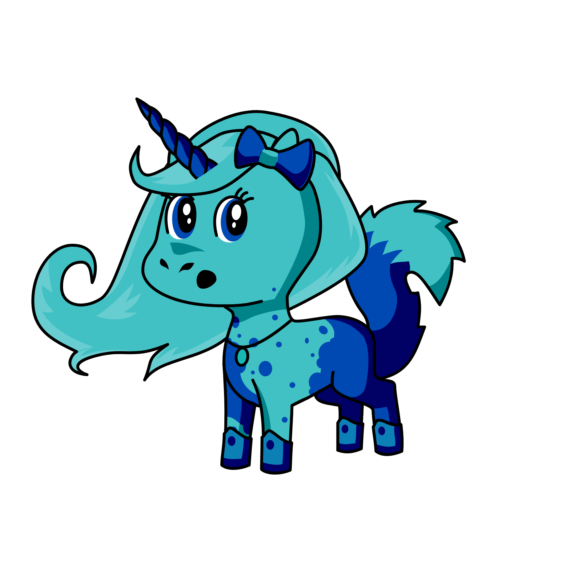Aqualina, the unicorn