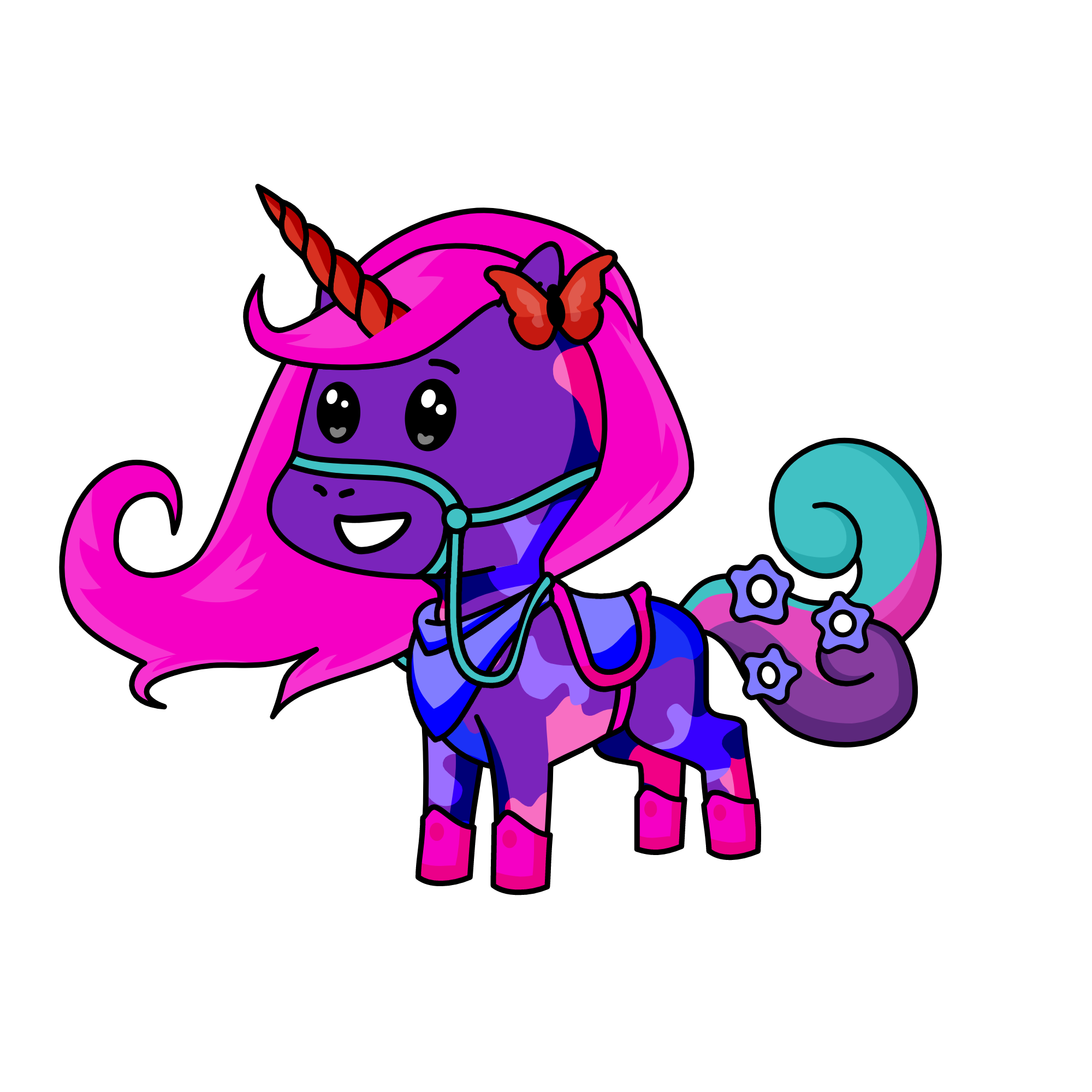Ruby Crescent, the unicorn