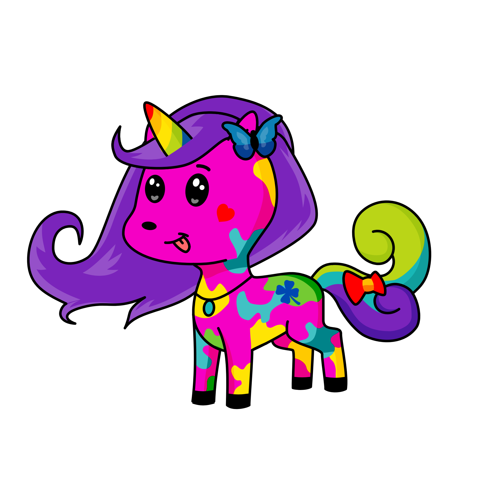 Sunfleek , the unicorn