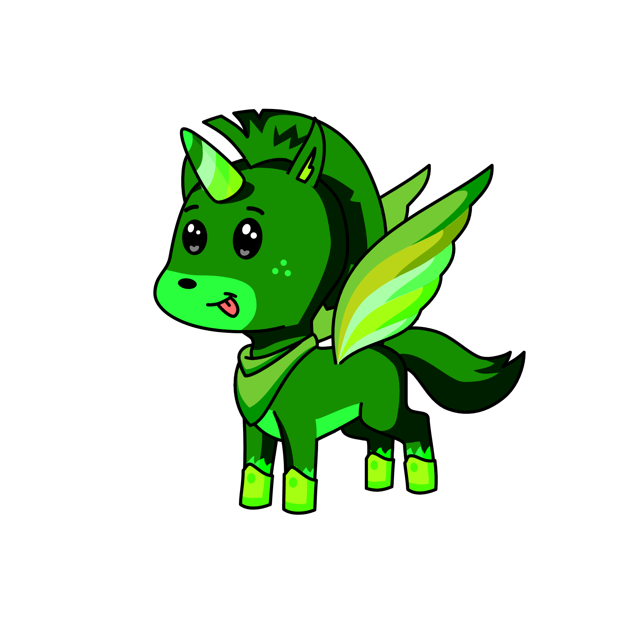 grass, the unicorn