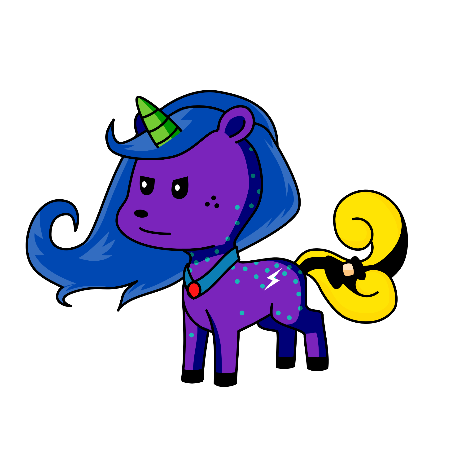 Dark moon 🌙 , the unicorn