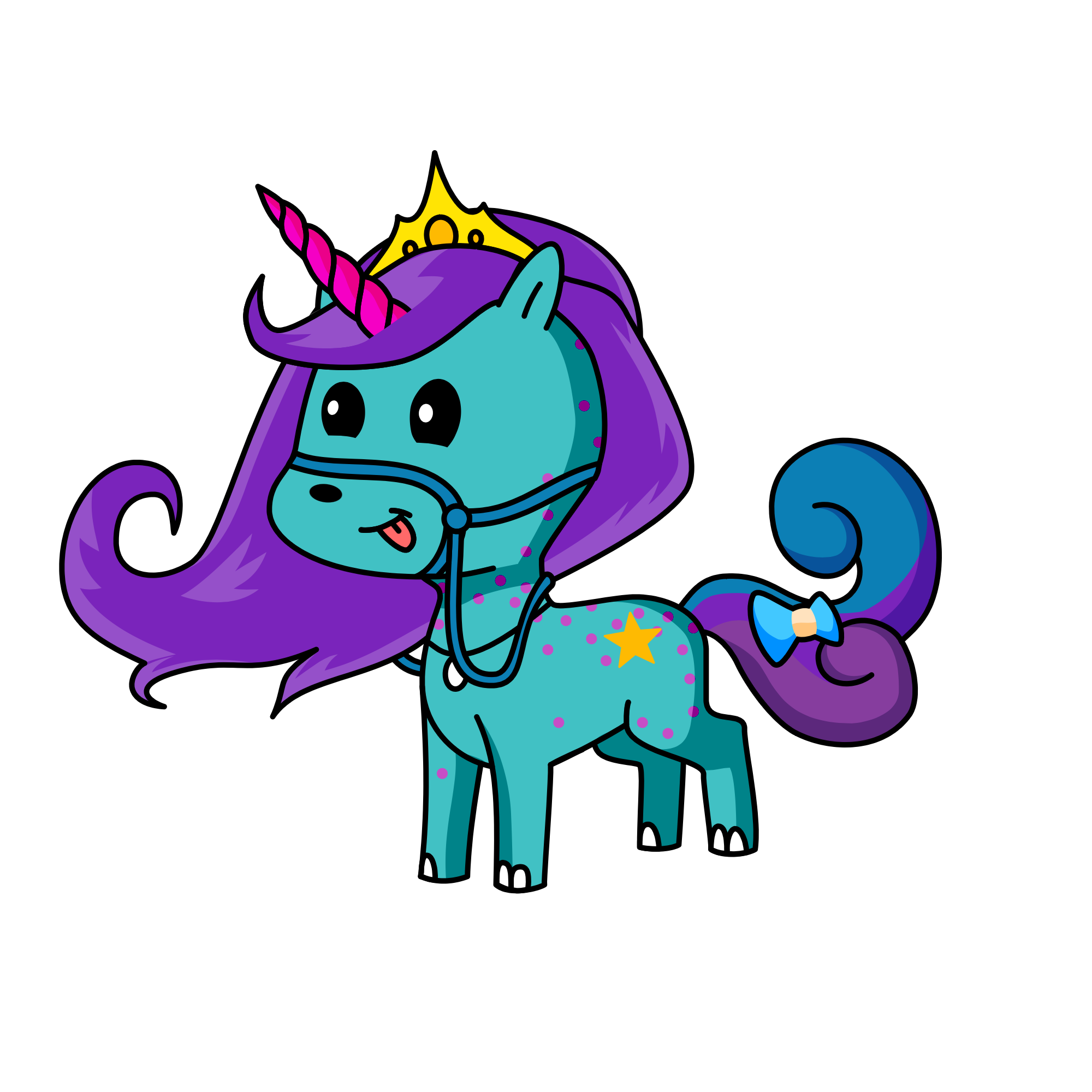 Night flower 🌹 🌺 🌸 , the unicorn