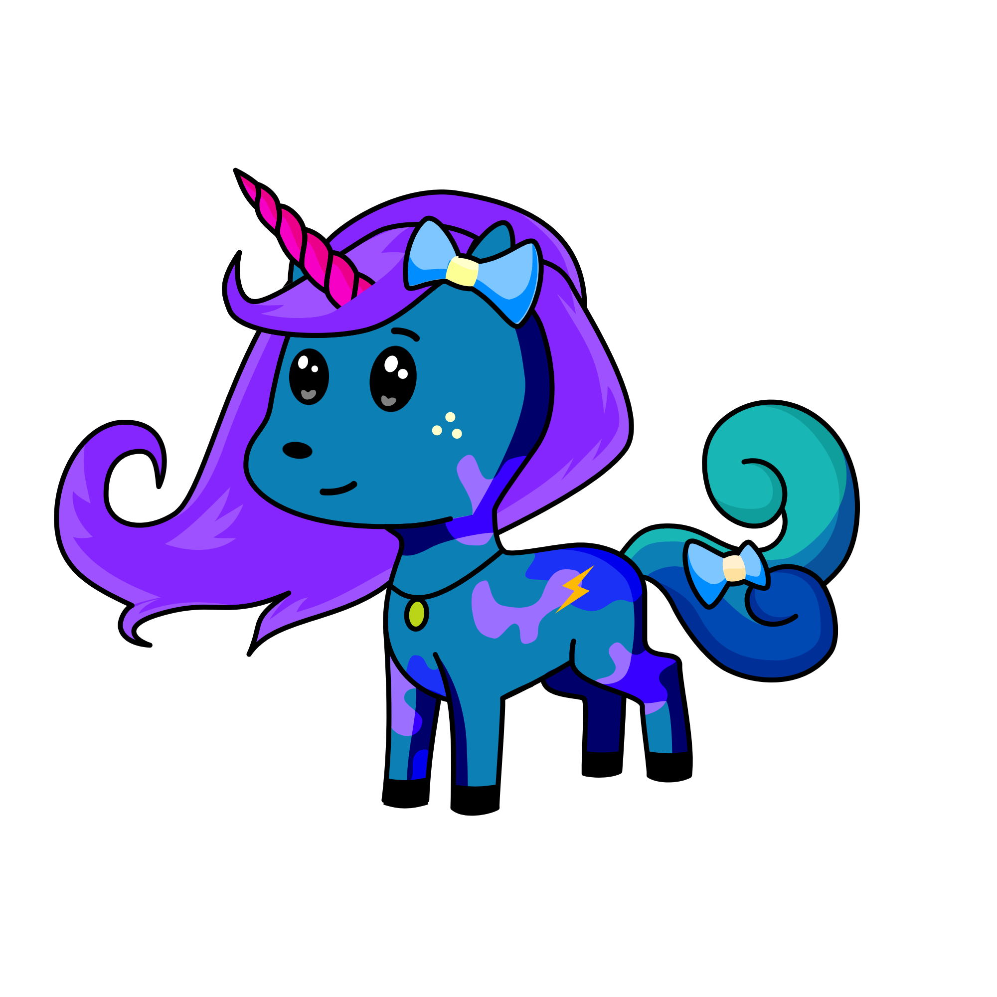 Dark moon 🌚 , the unicorn