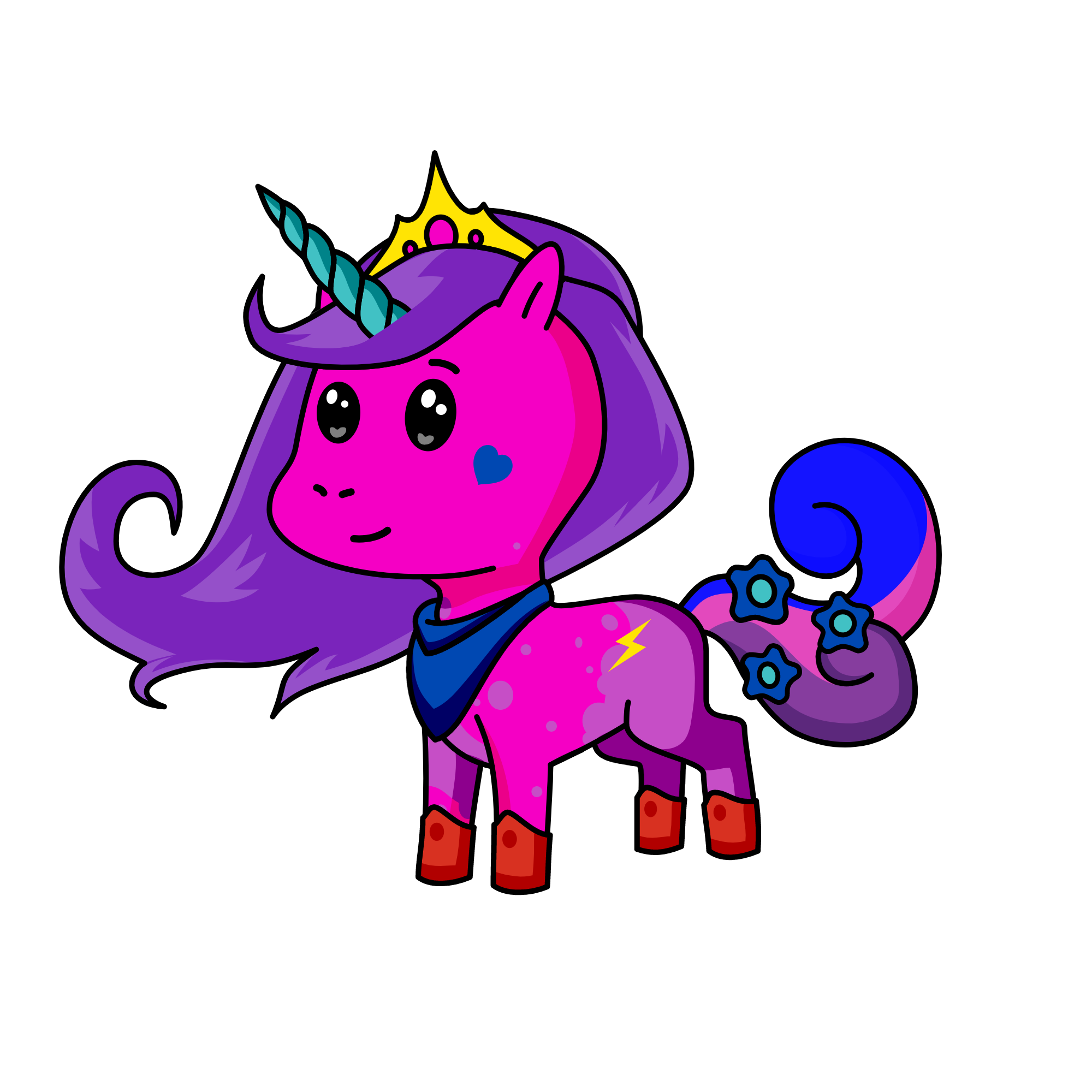 Electra Dark, the unicorn