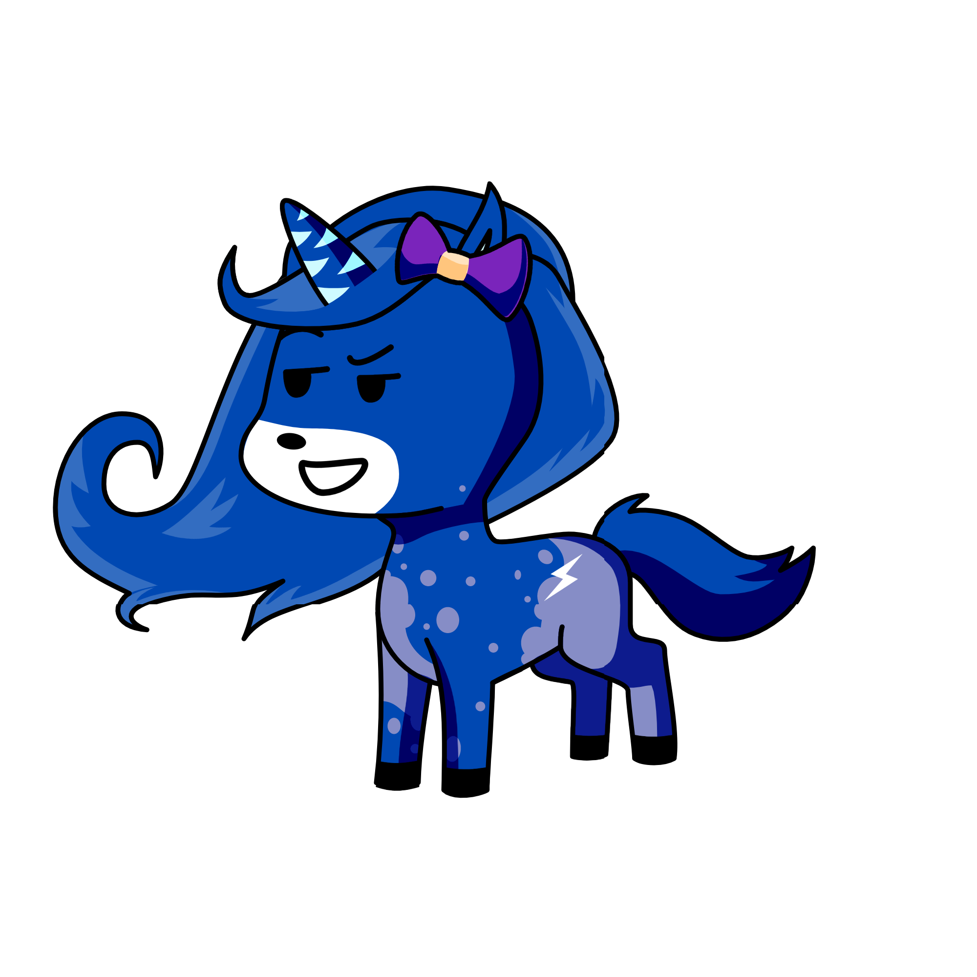 Luna, the unicorn