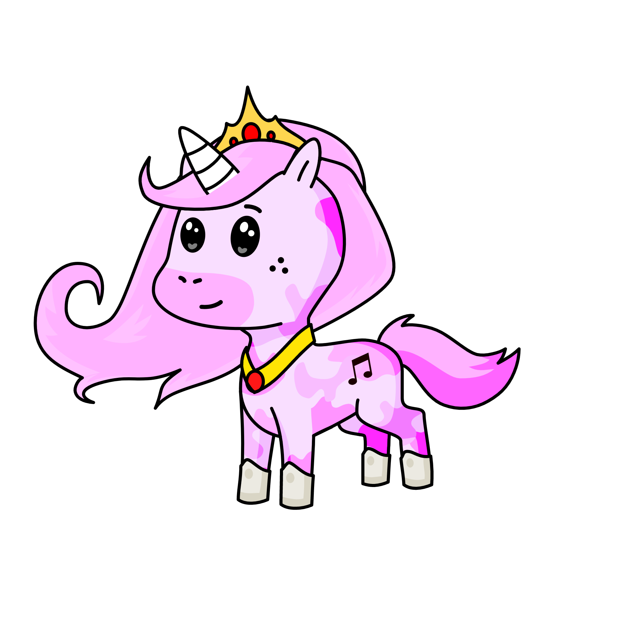Creamy, the unicorn