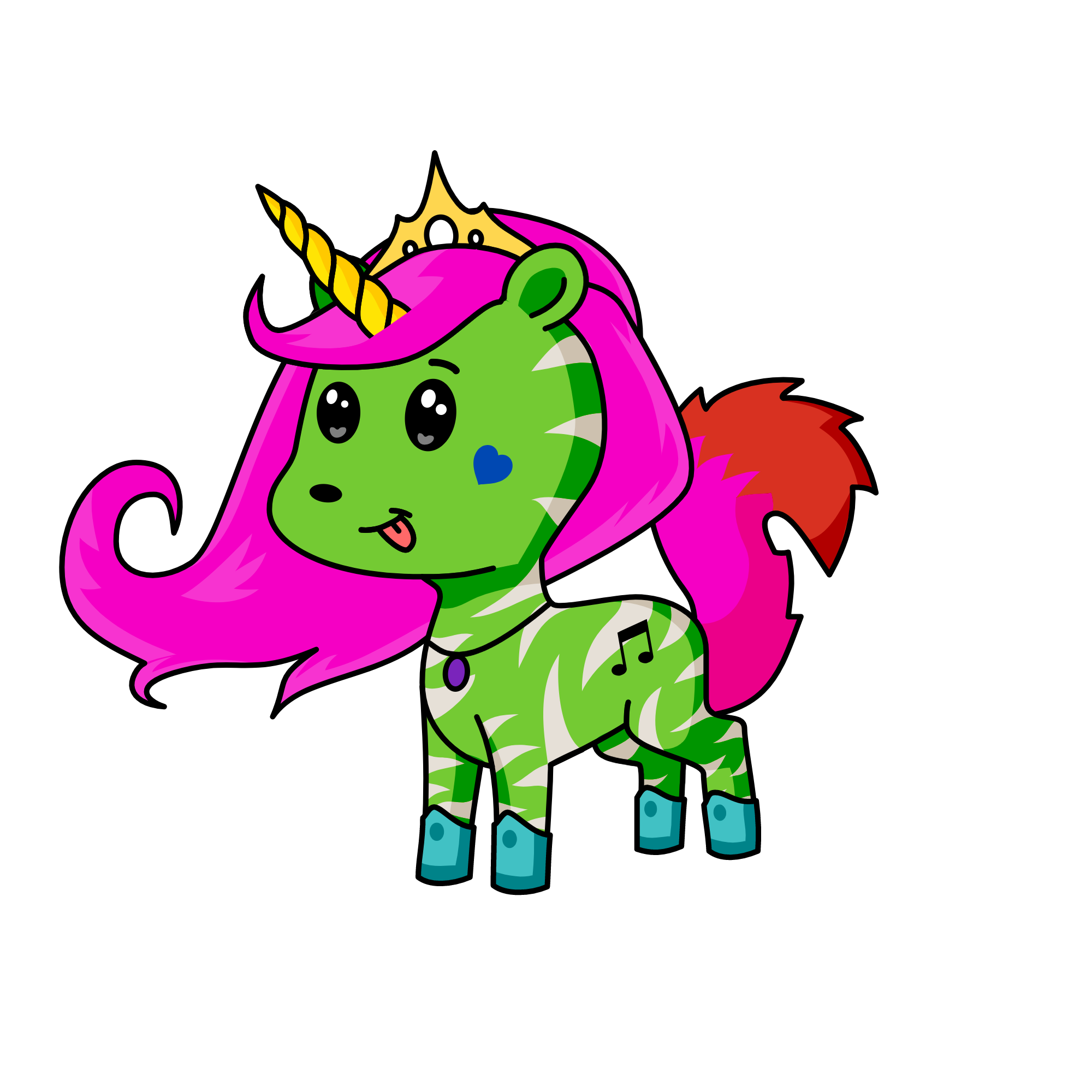panda mandag, the unicorn