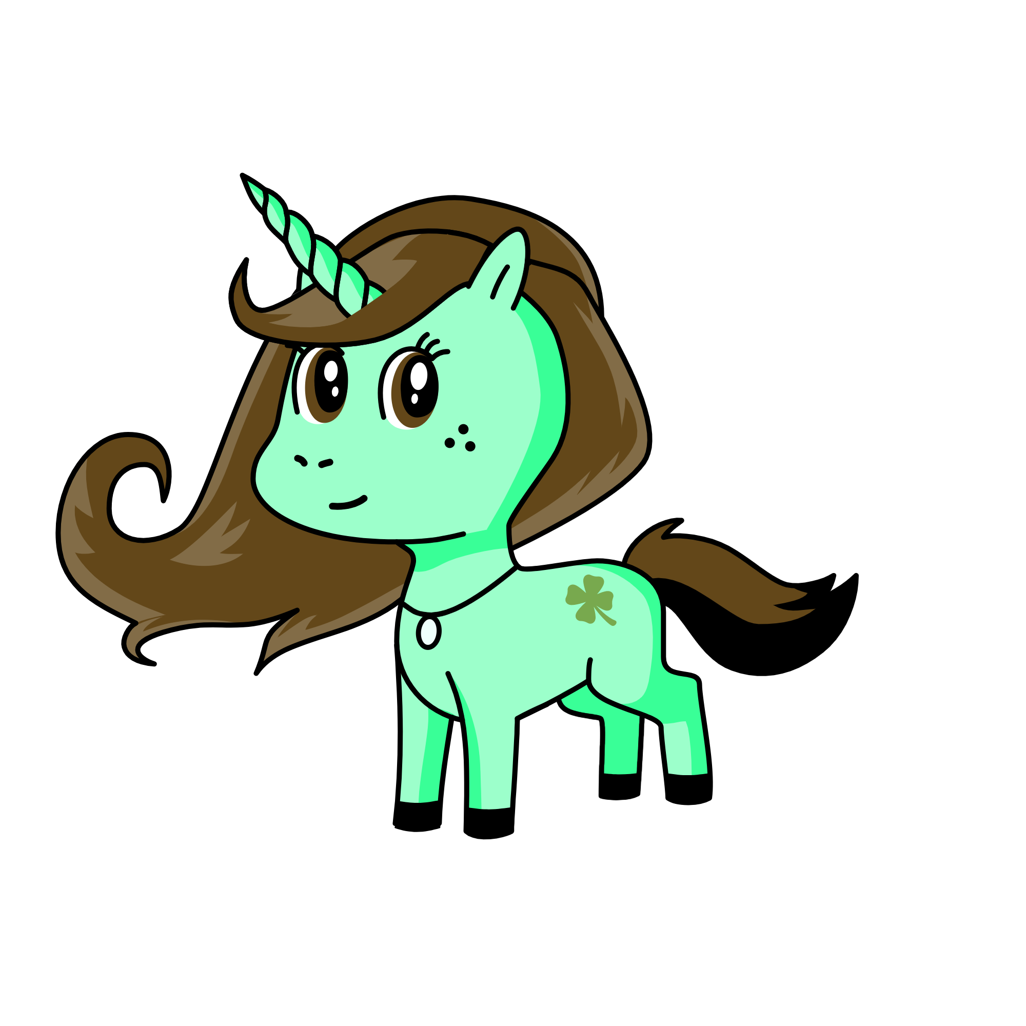 clover, the unicorn