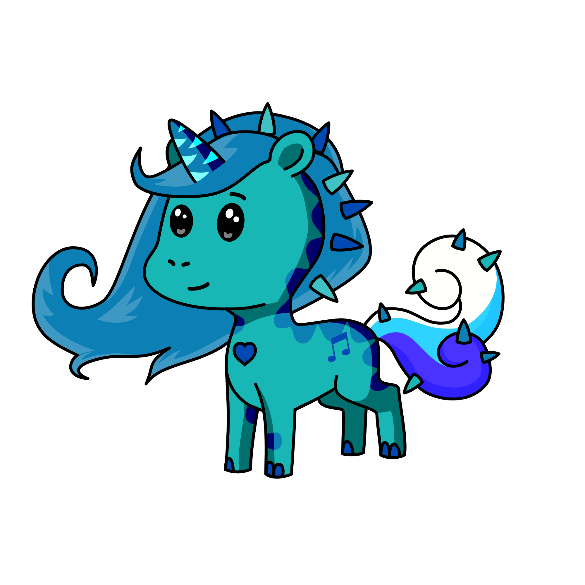 snow, the unicorn