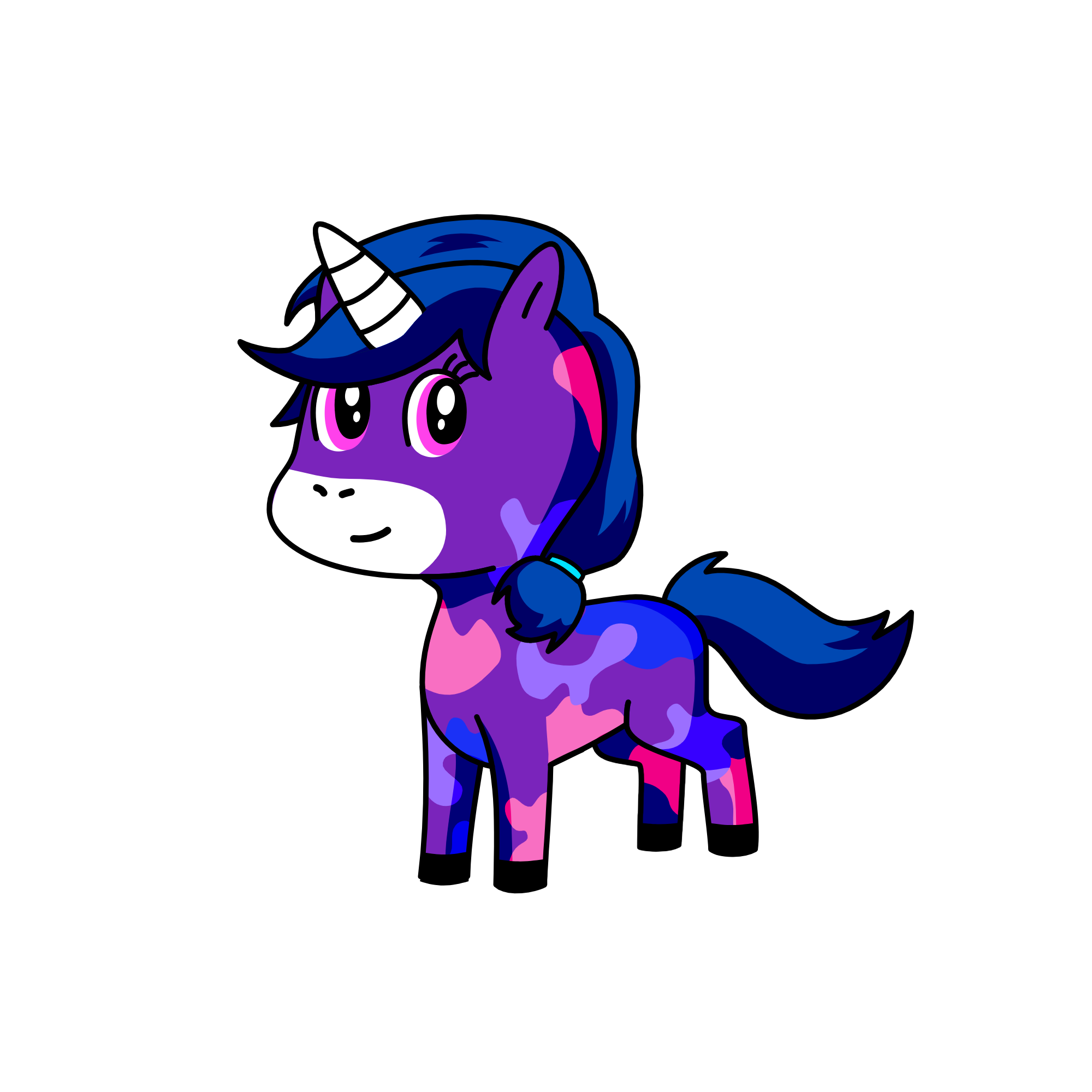 Paint, the unicorn