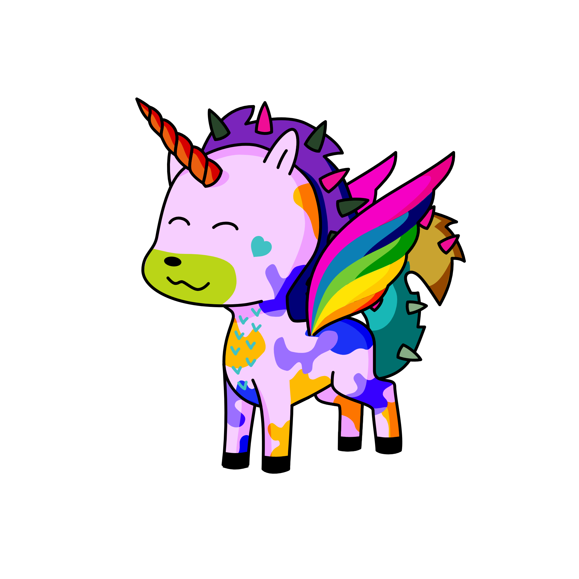 cloudy, the unicorn