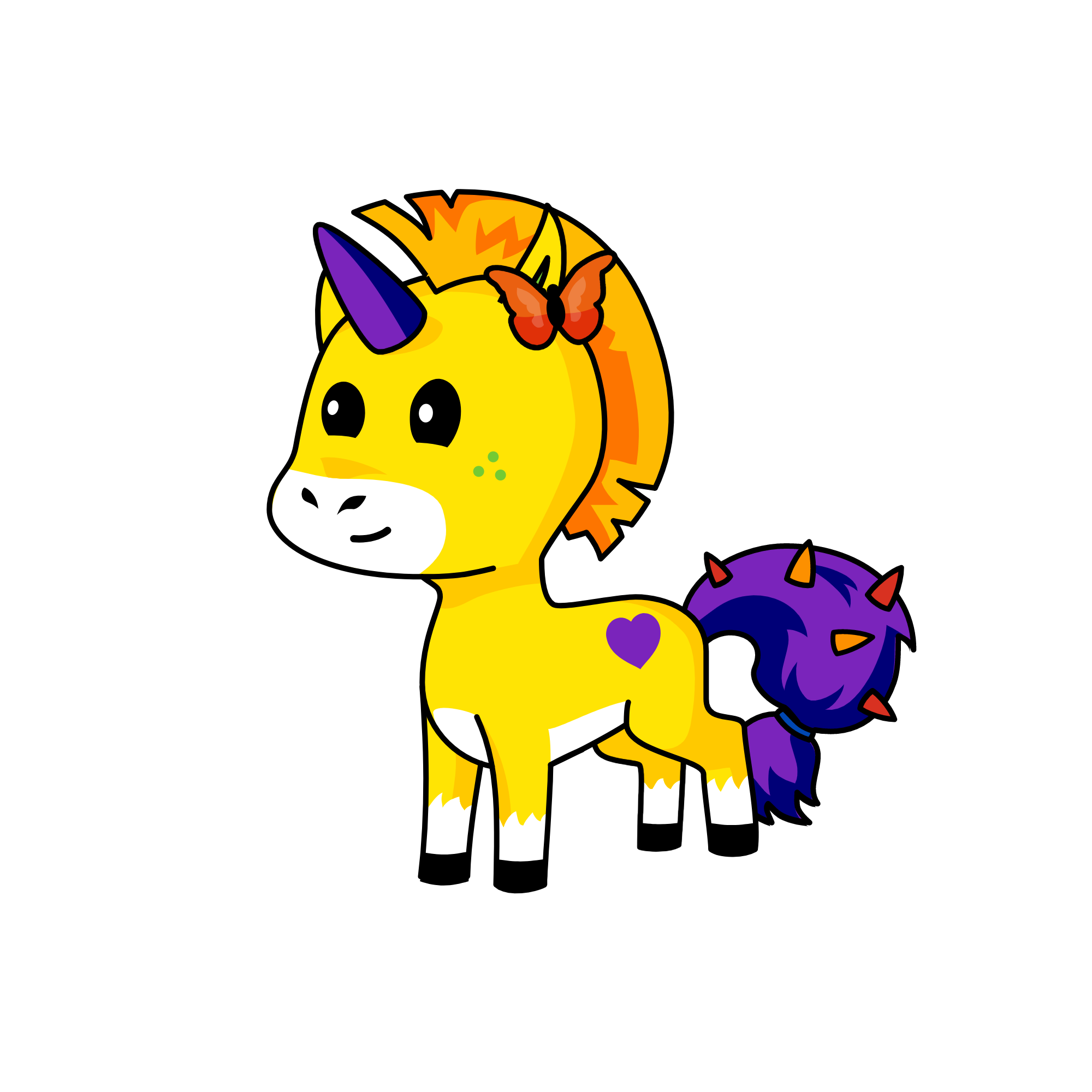 f, the unicorn