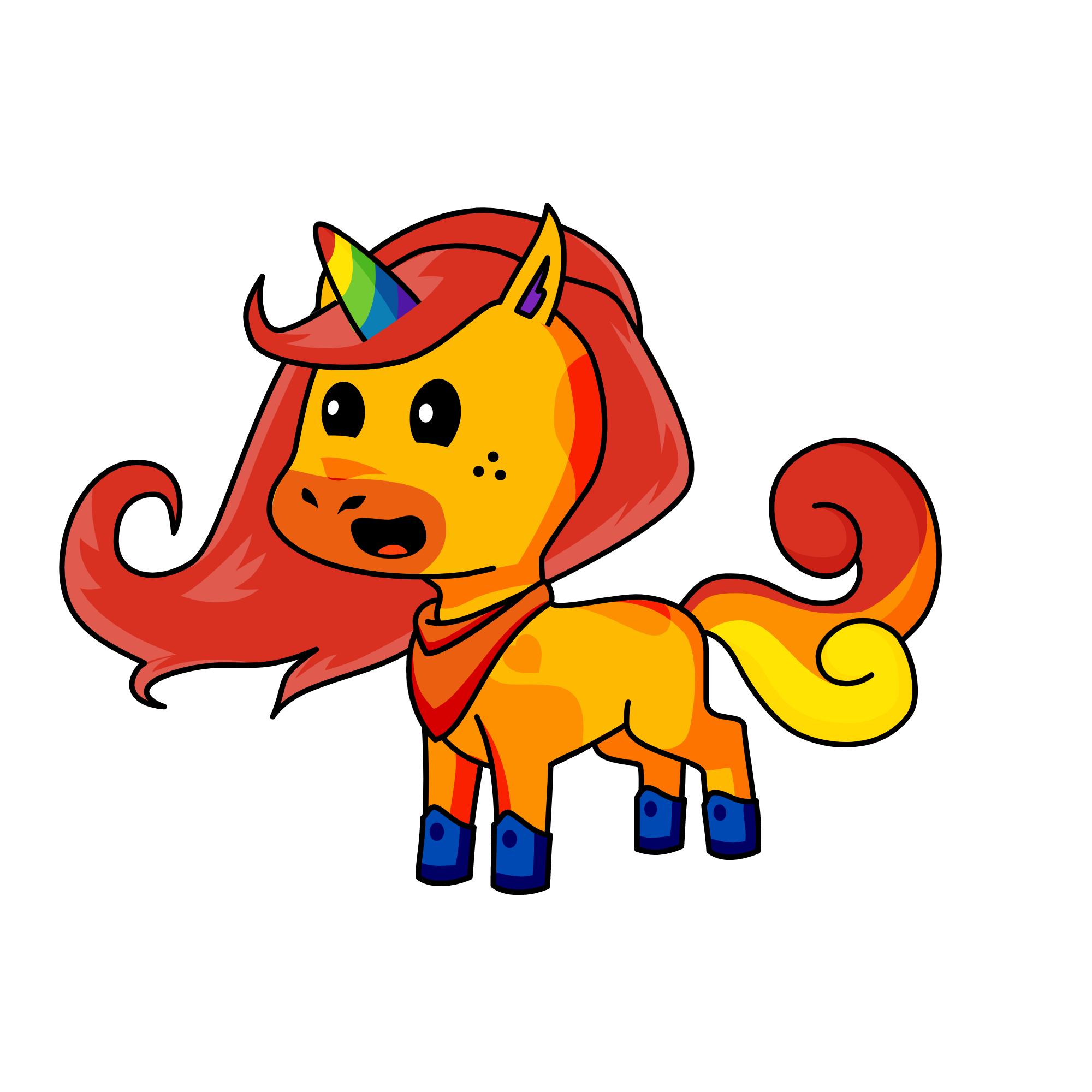 Flare, the unicorn