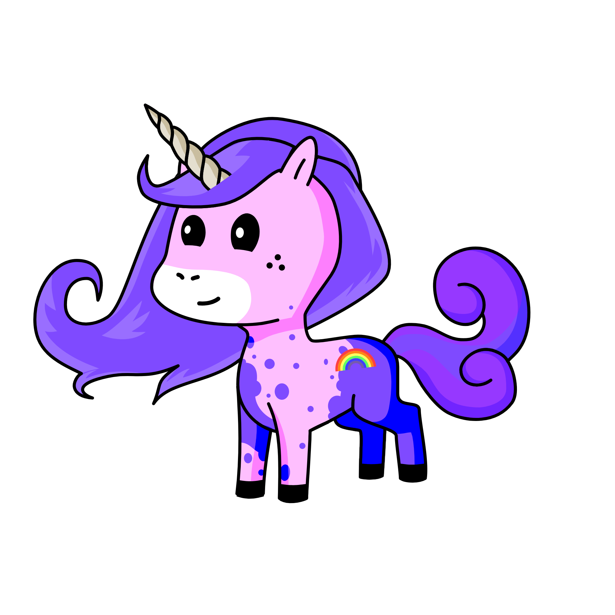 violet, the unicorn