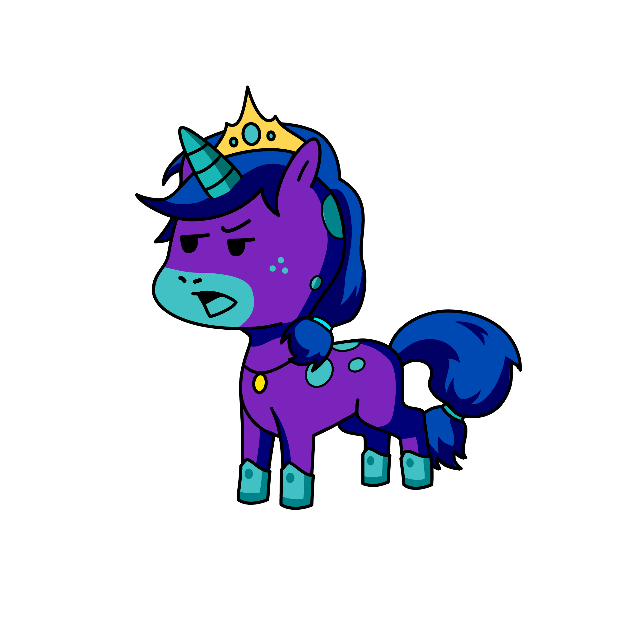 Princesse, the unicorn
