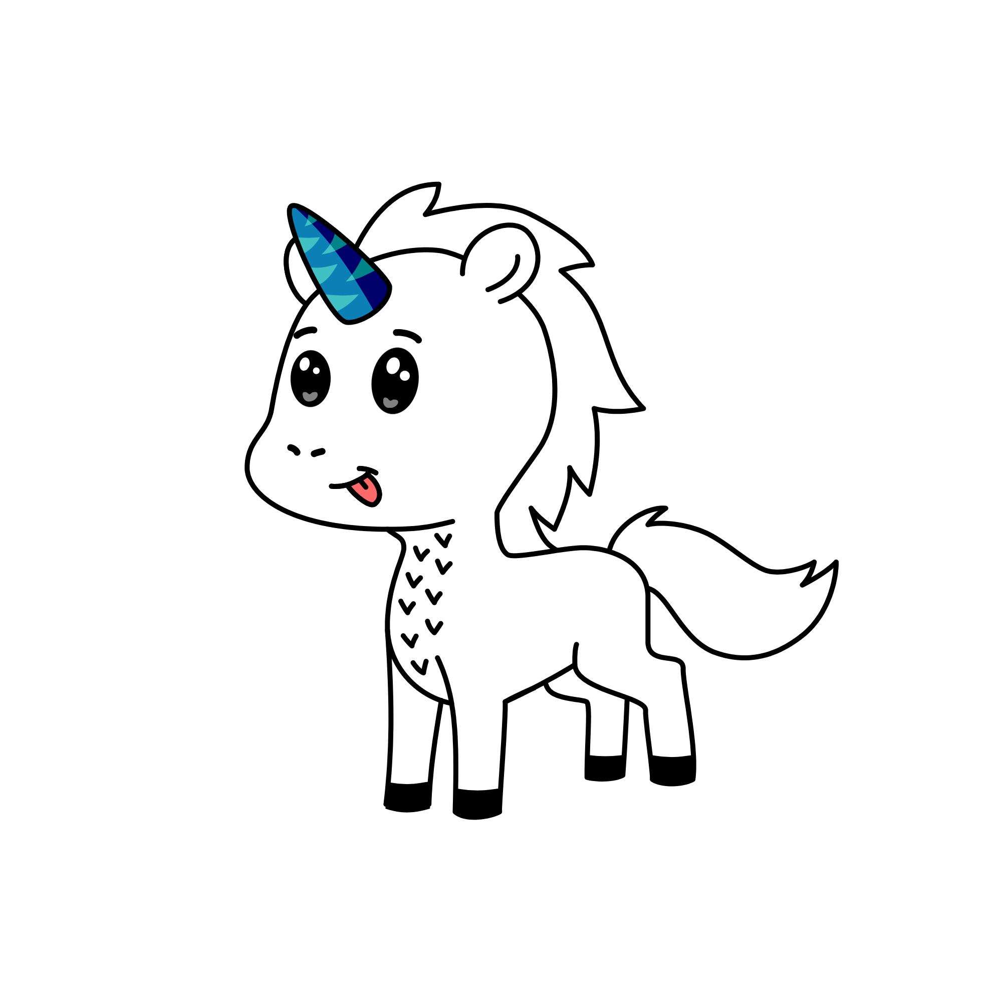 Whispy, the unicorn