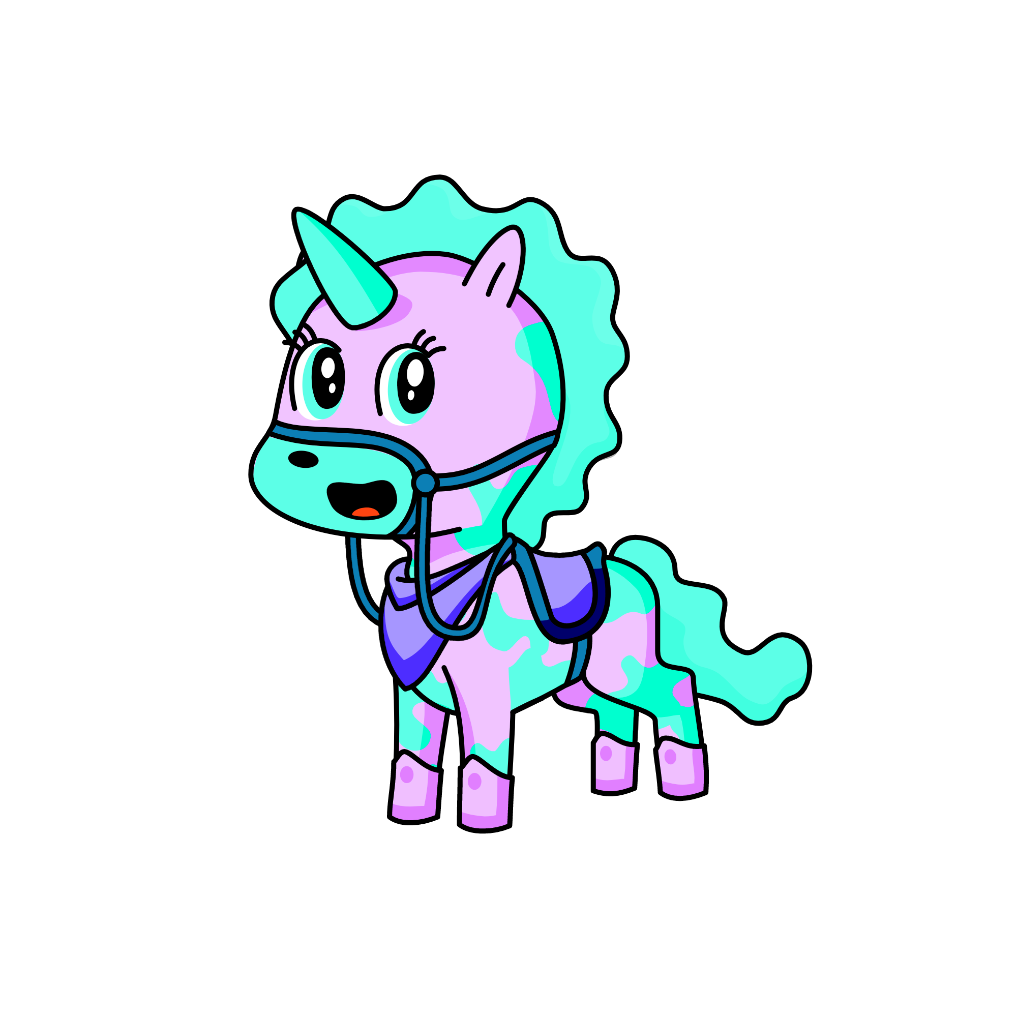 Spots, the unicorn