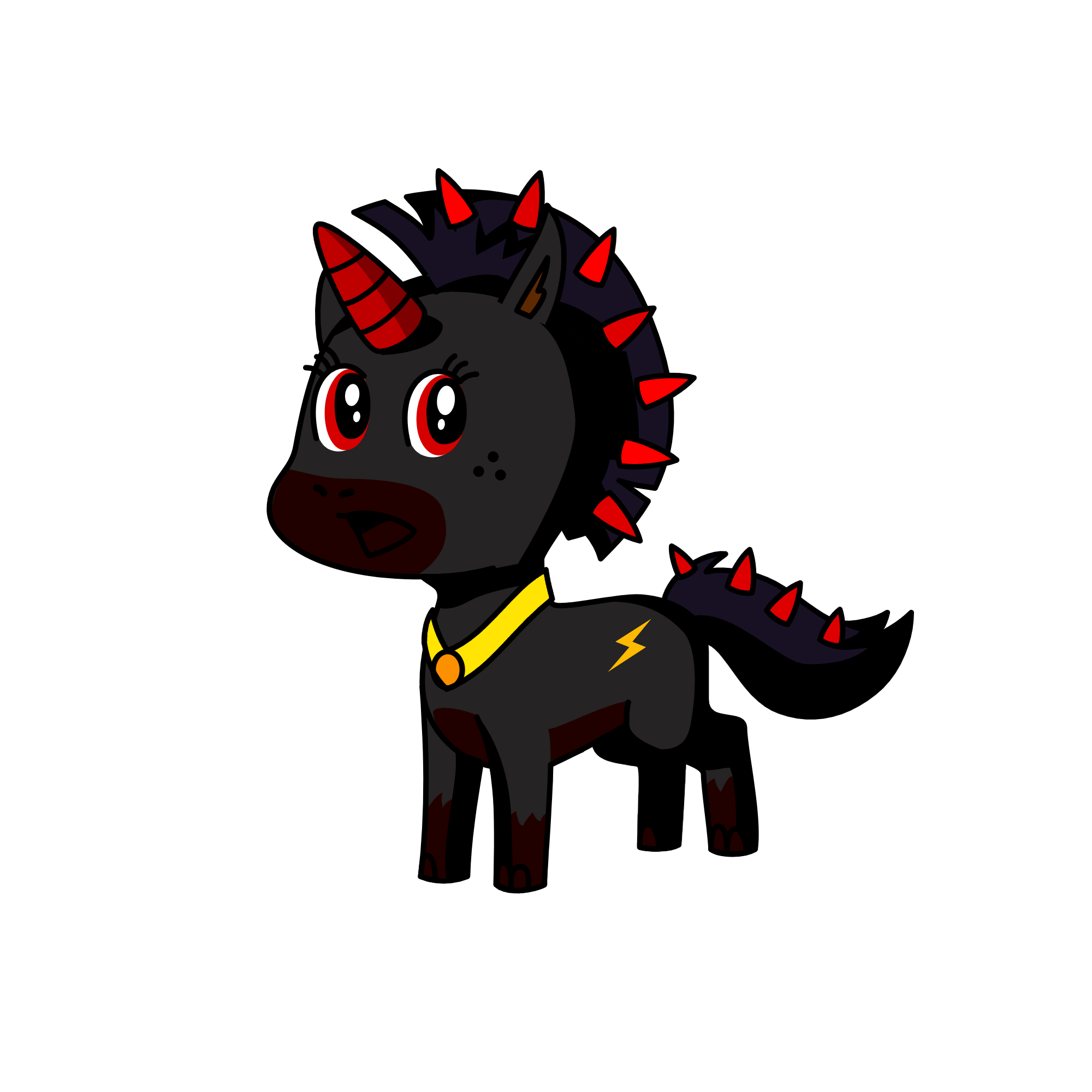 Evil, the unicorn