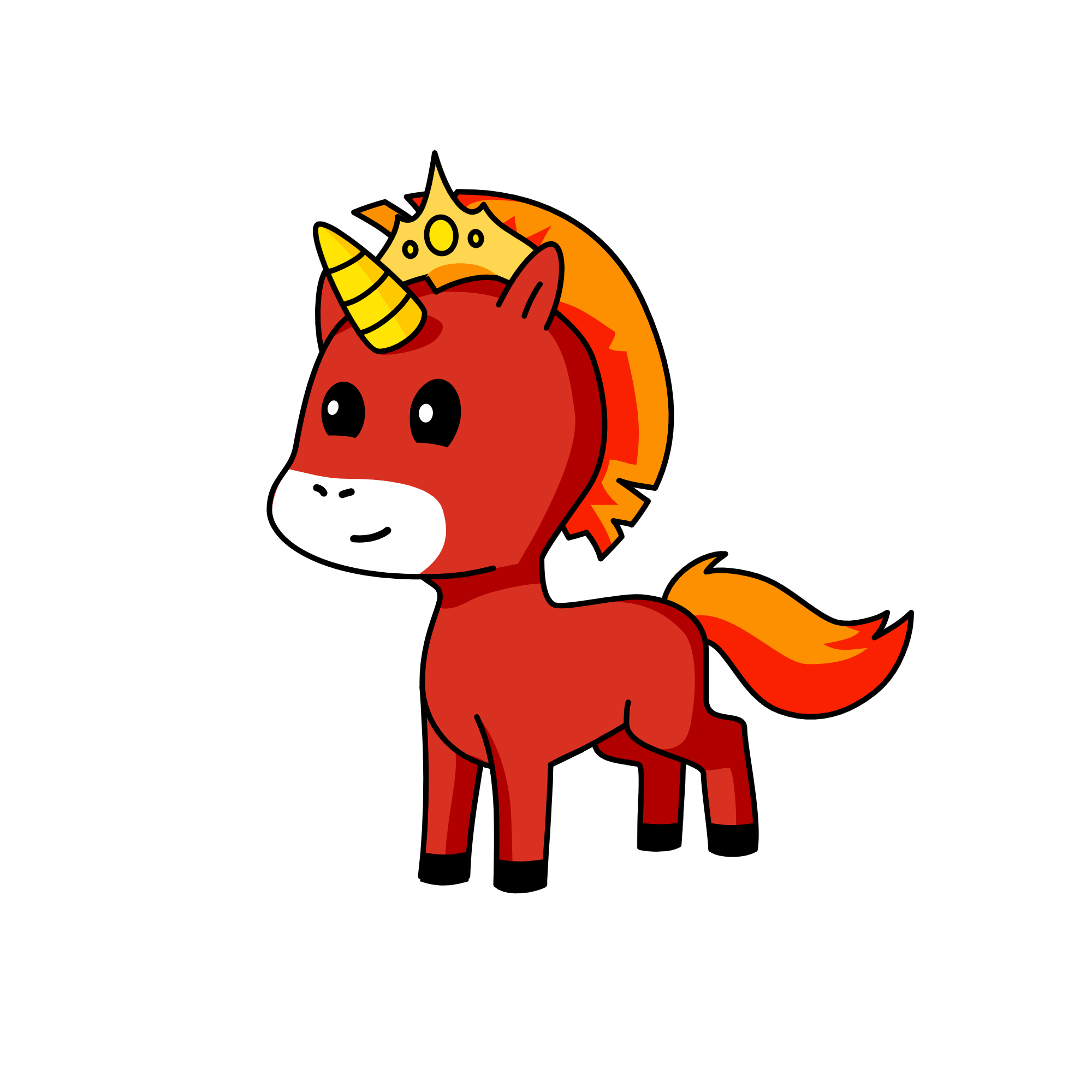 King, the unicorn