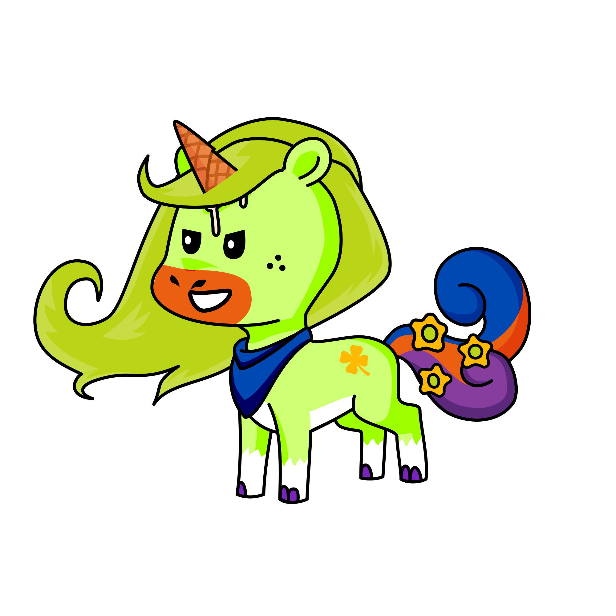 Pish, the unicorn