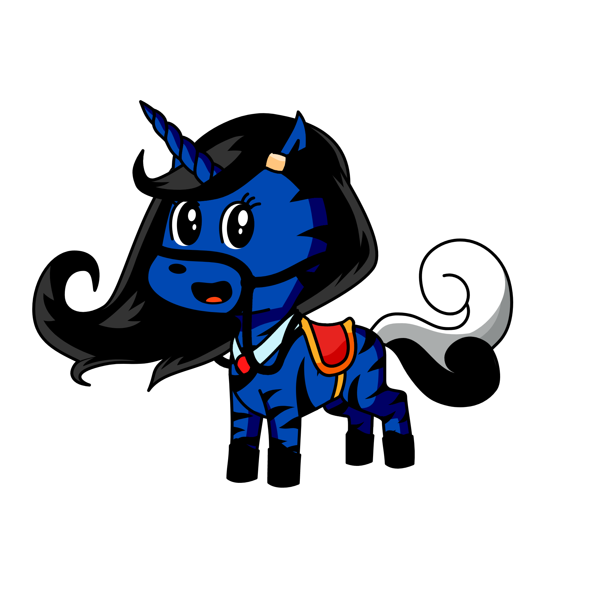 Moonlight, the unicorn