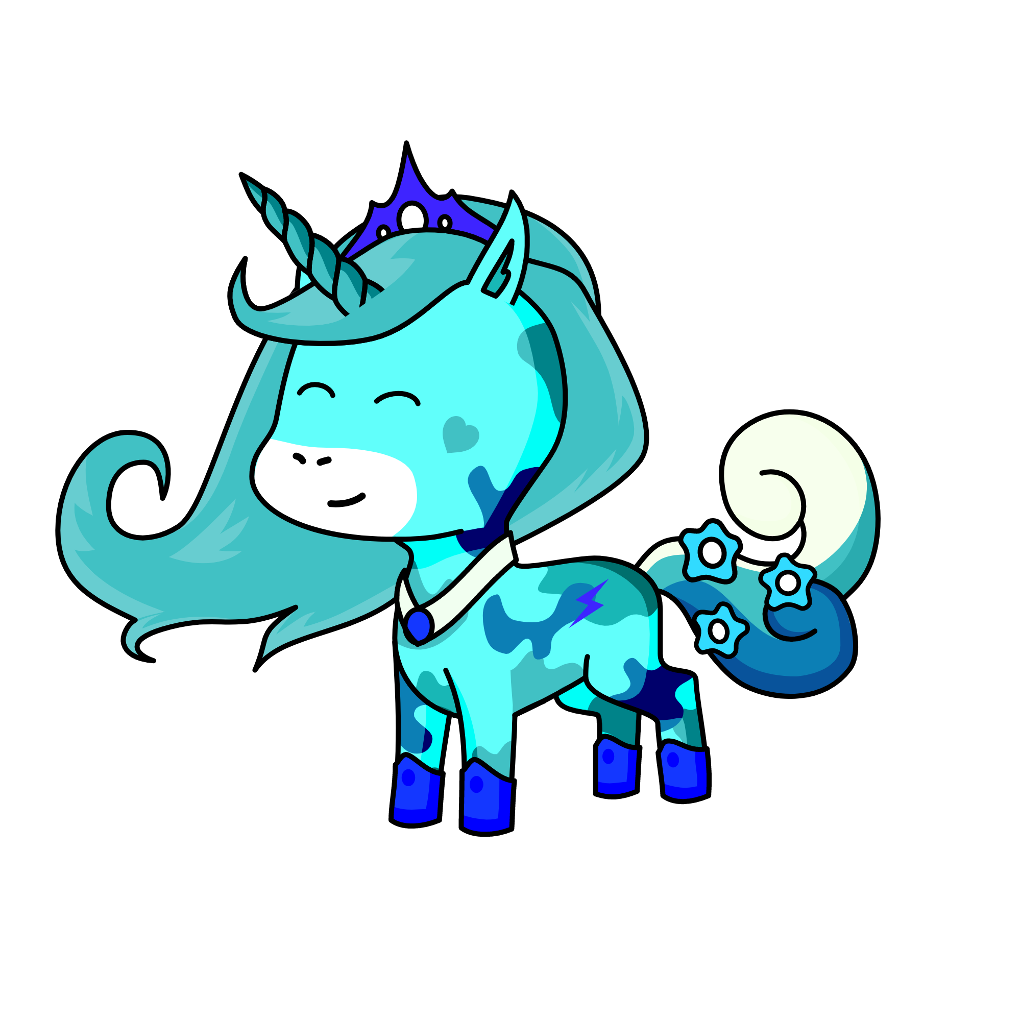 Snowy, the unicorn