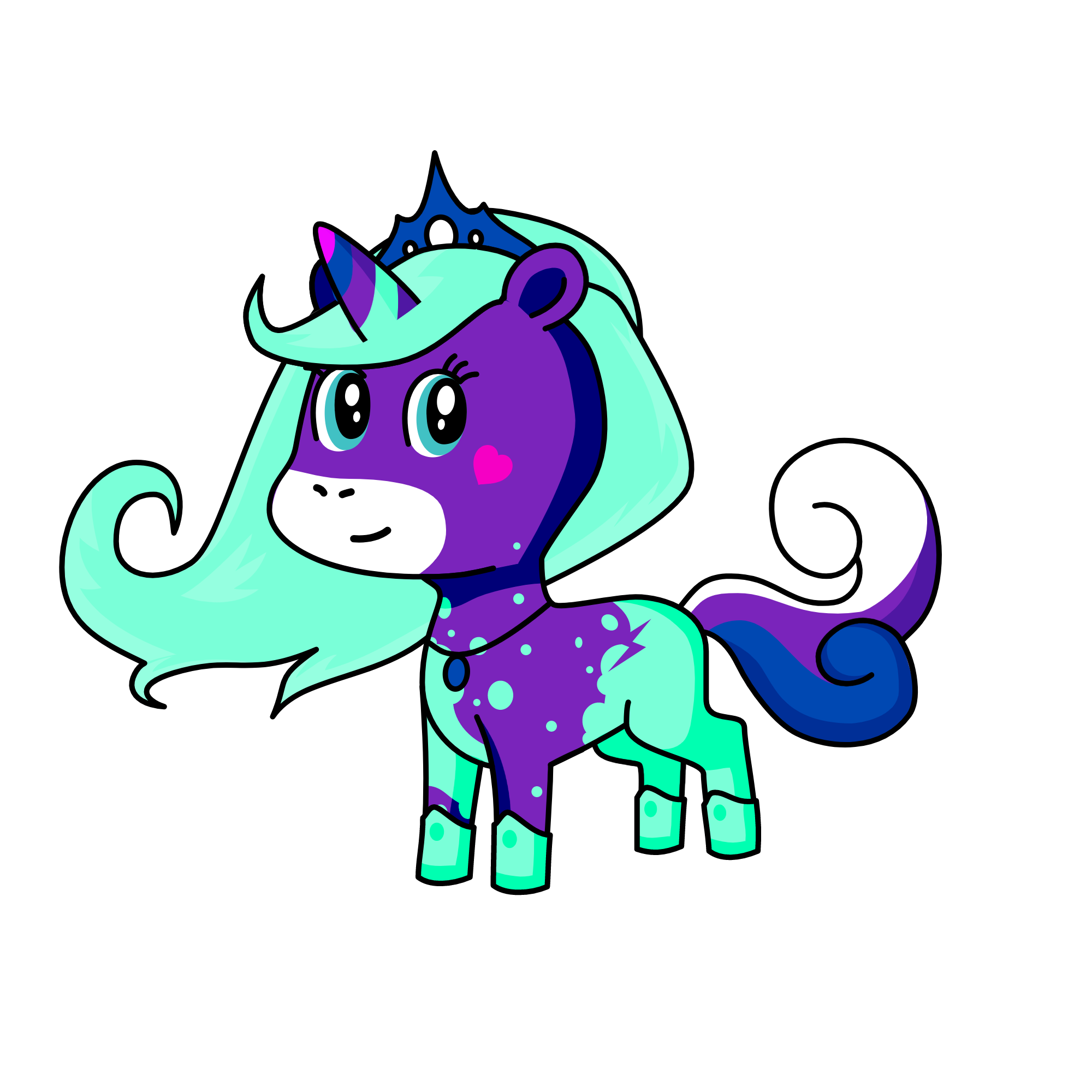 Midnight, the unicorn