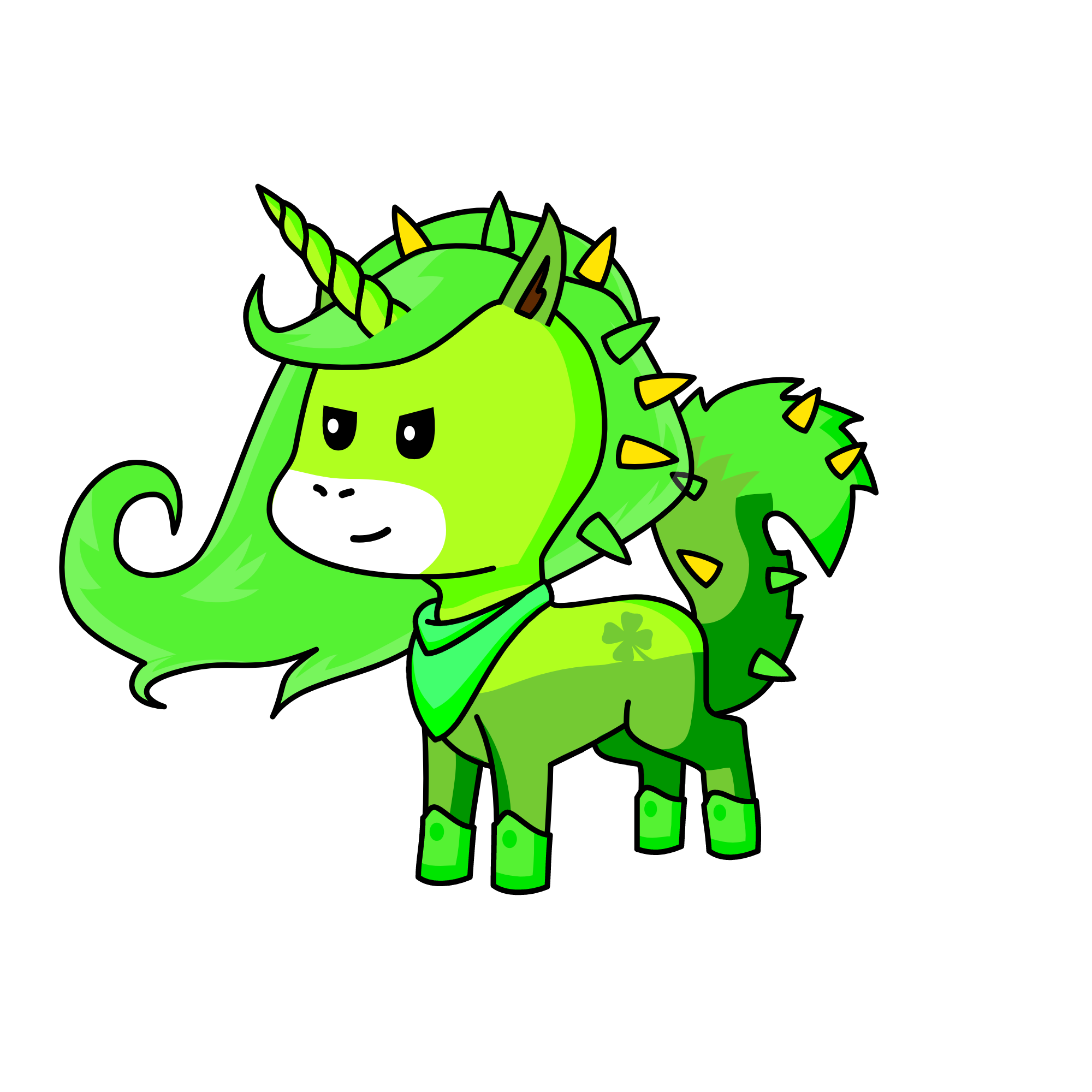 Leafy, the unicorn