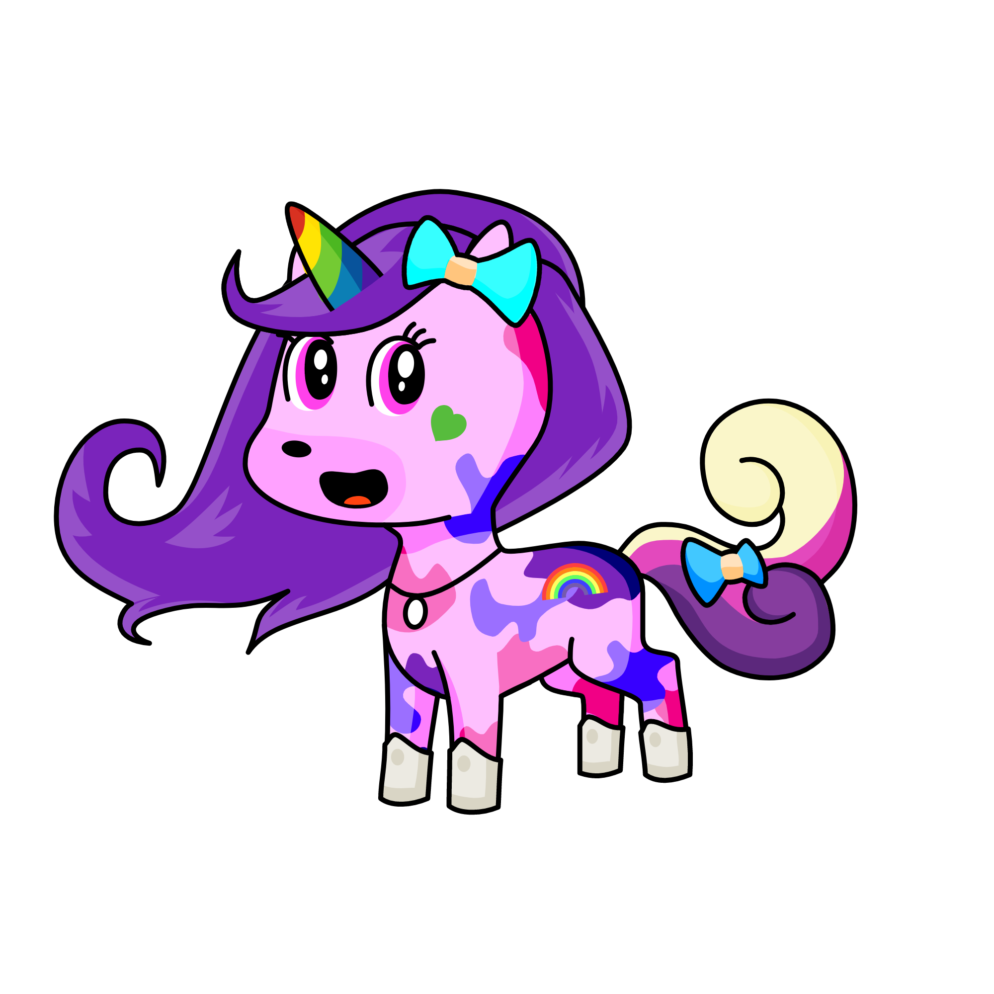 nube, the unicorn