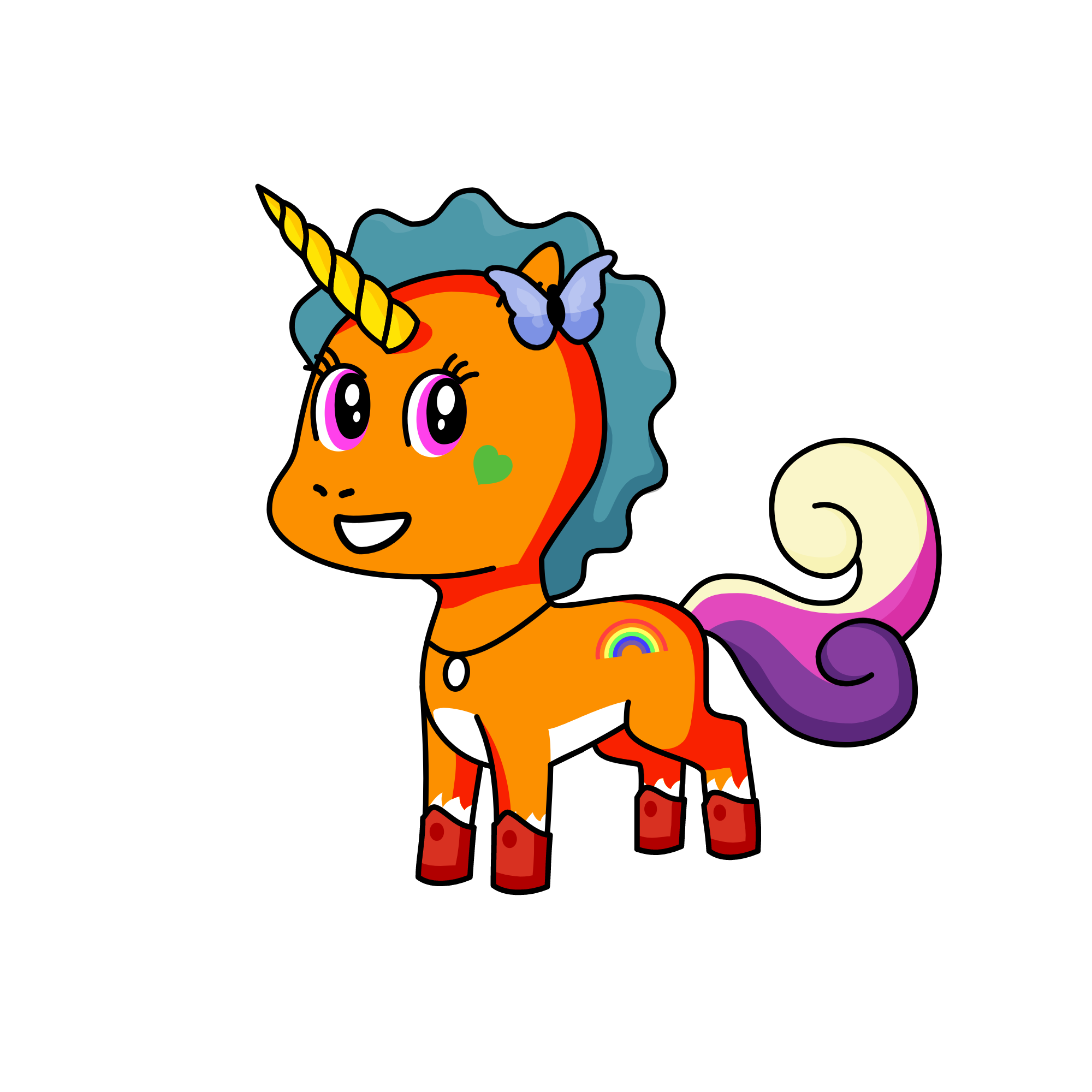 Monica, the unicorn