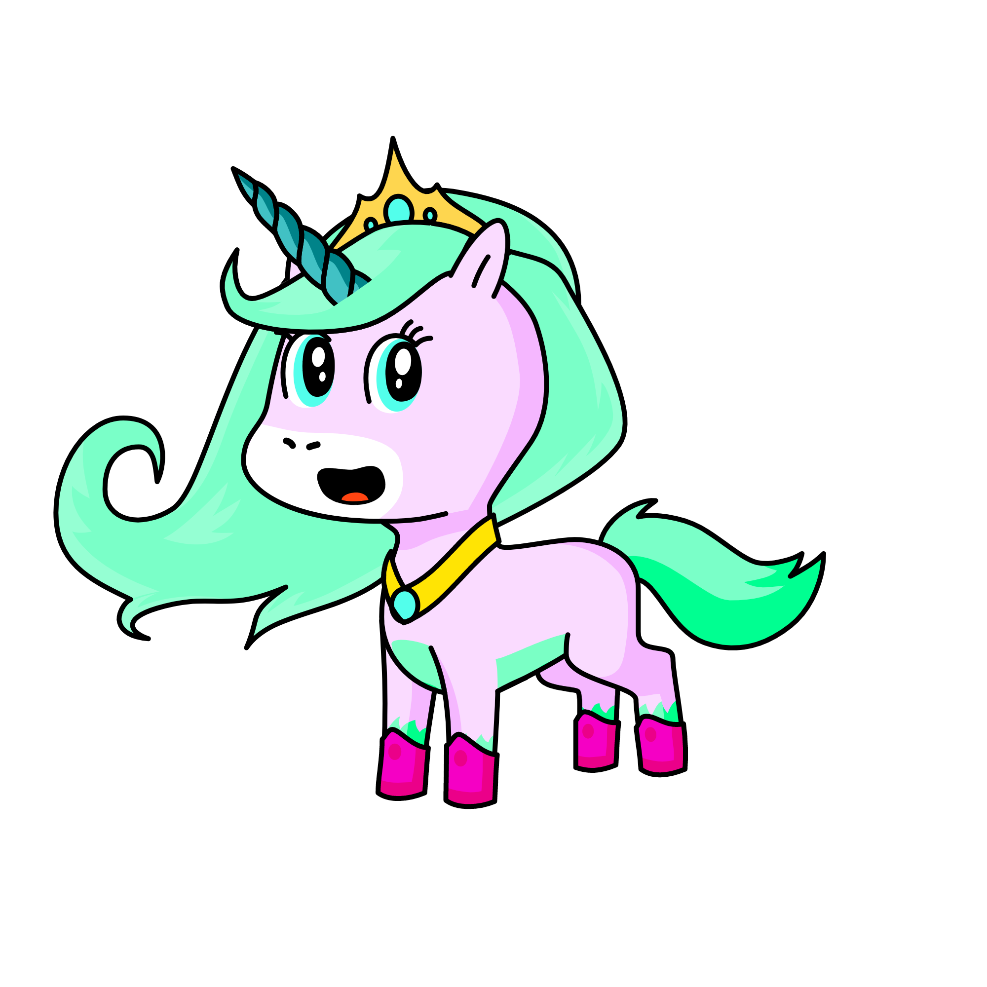 Goddess, the unicorn