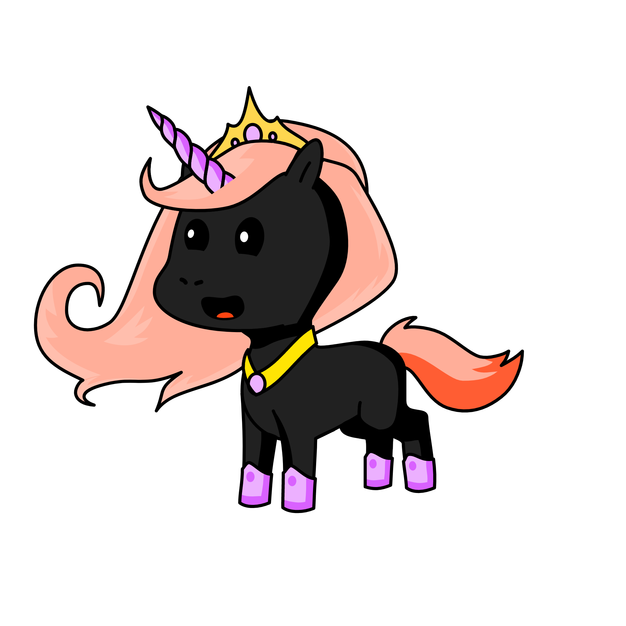 April, the unicorn