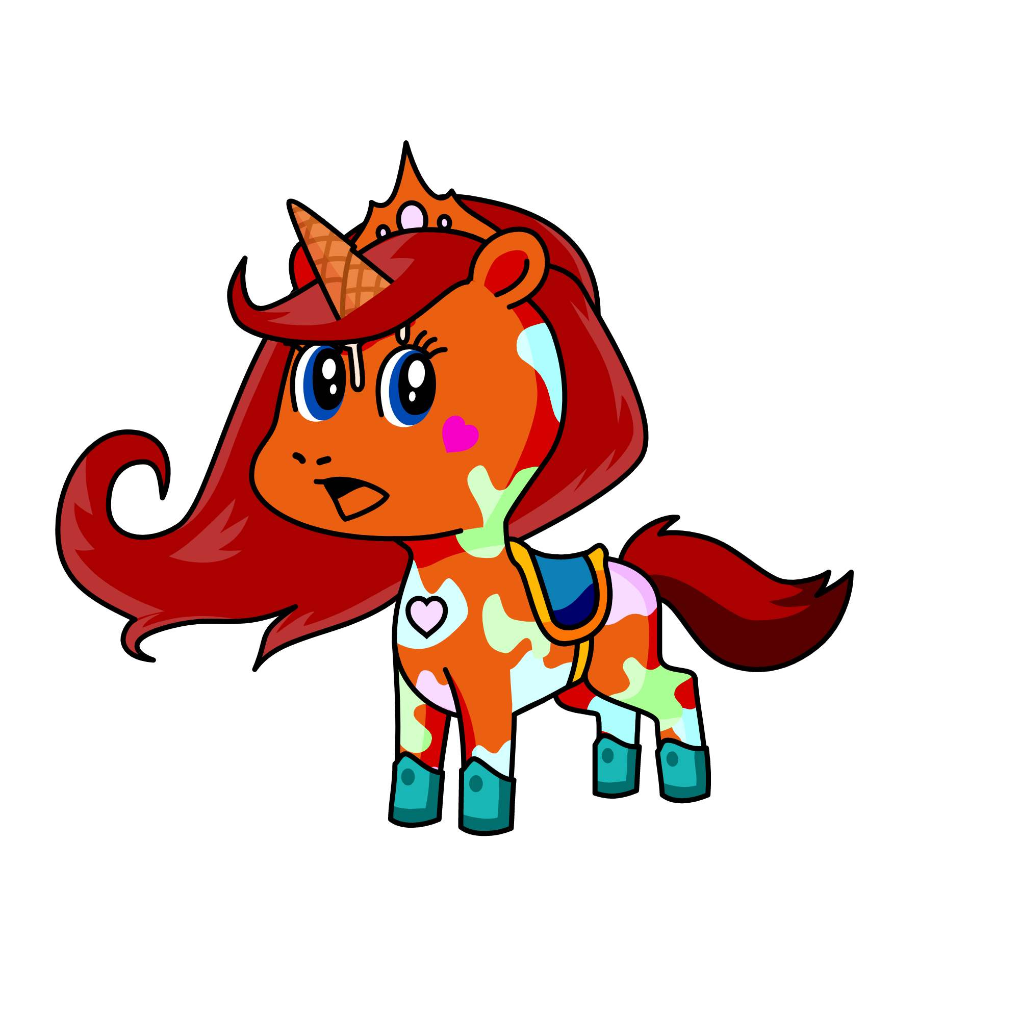 chocolate, the unicorn