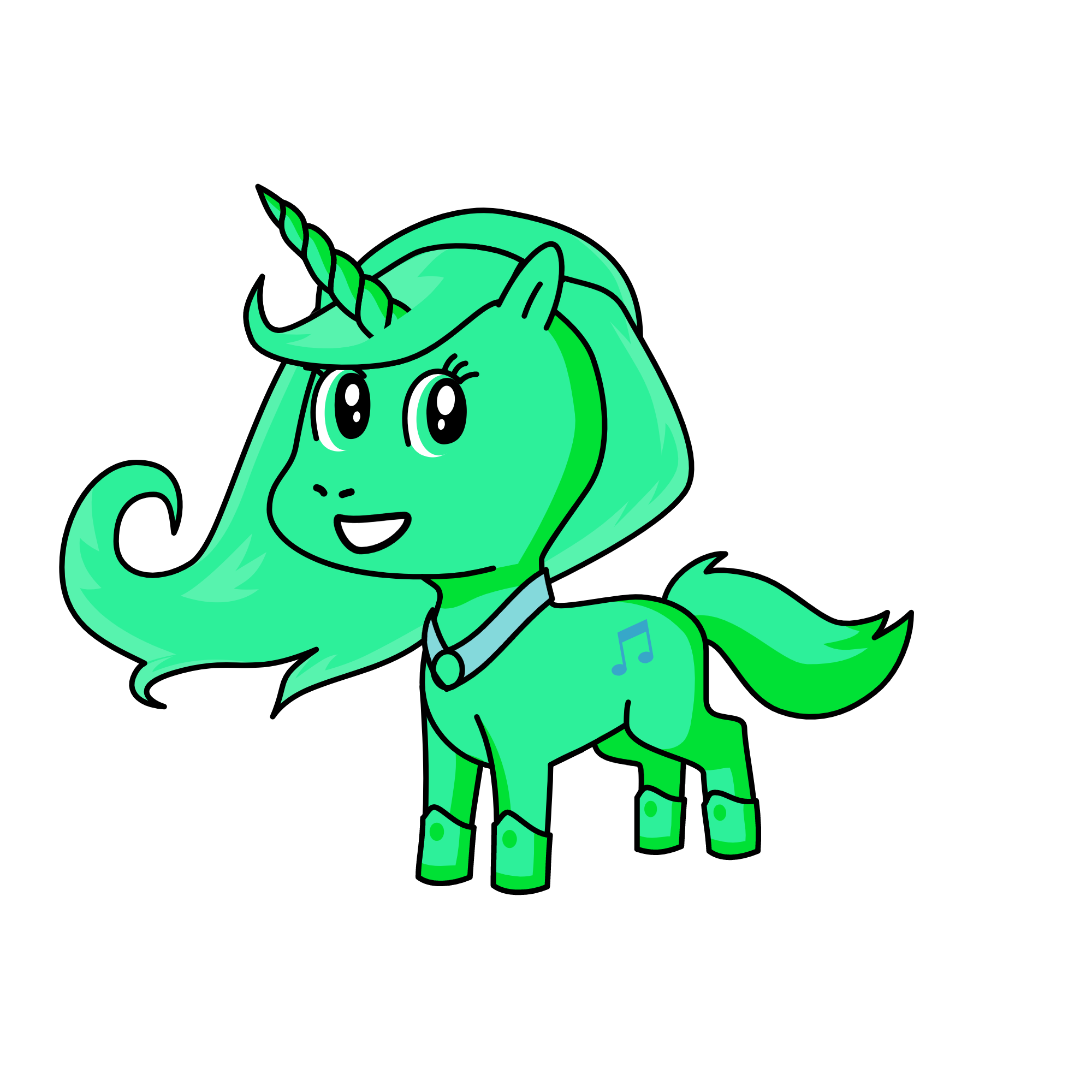 Honey, the unicorn