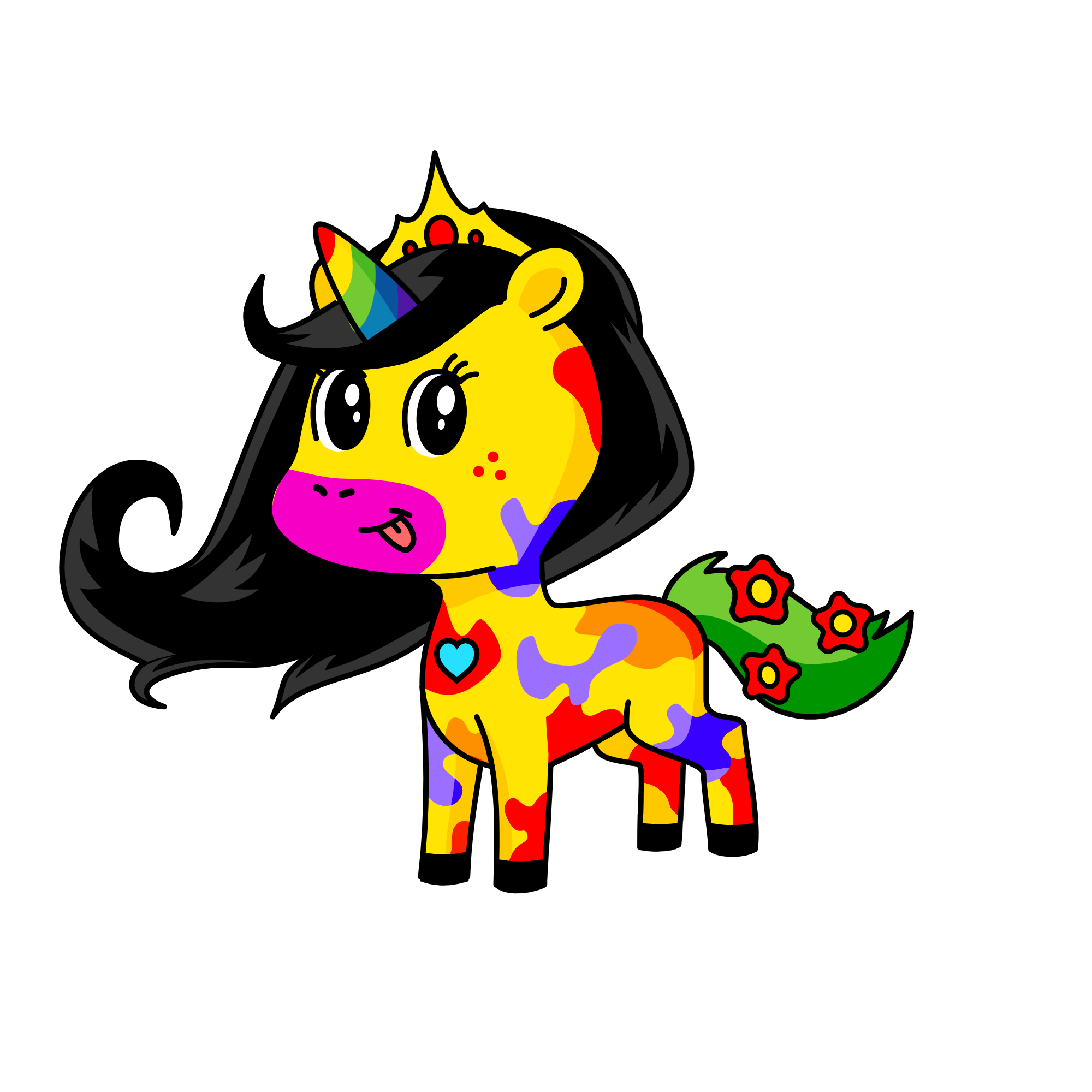 Whitey Unicorn, the unicorn