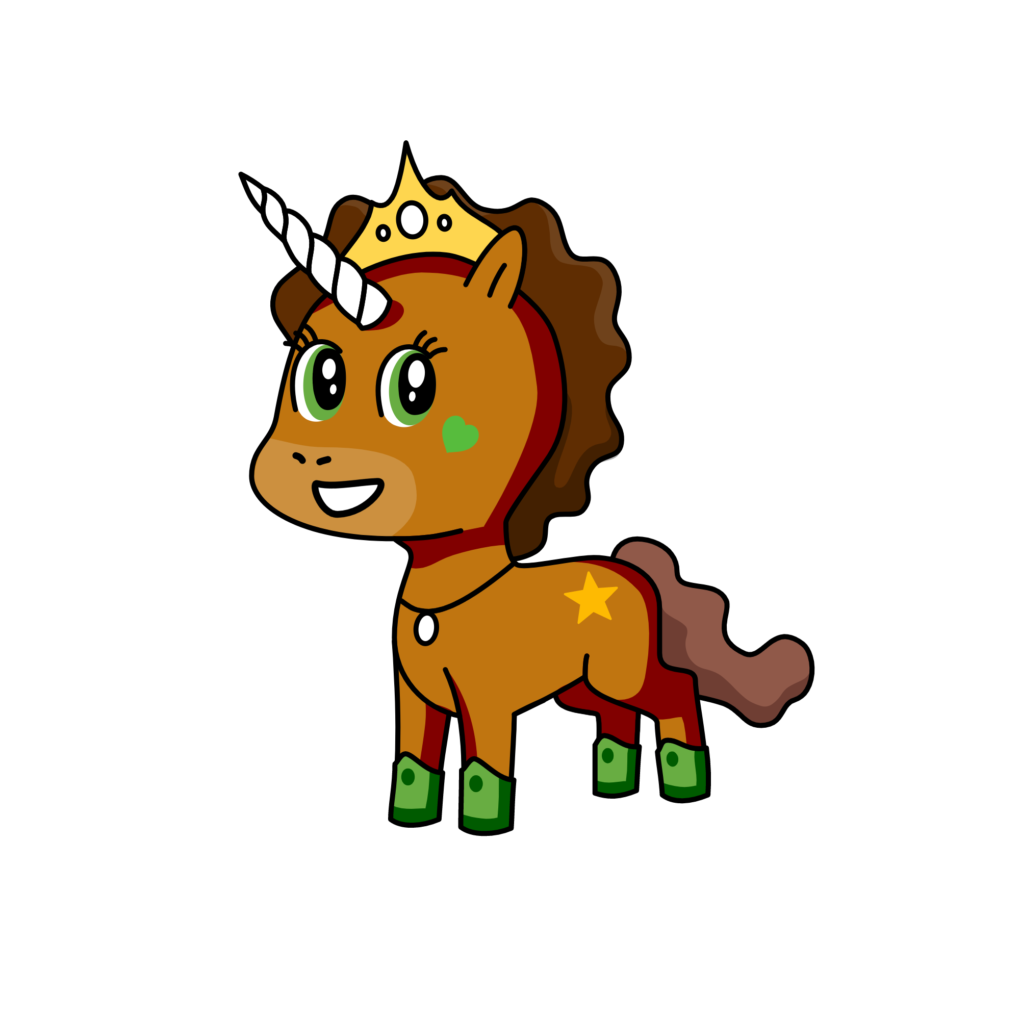 Canvas, the unicorn