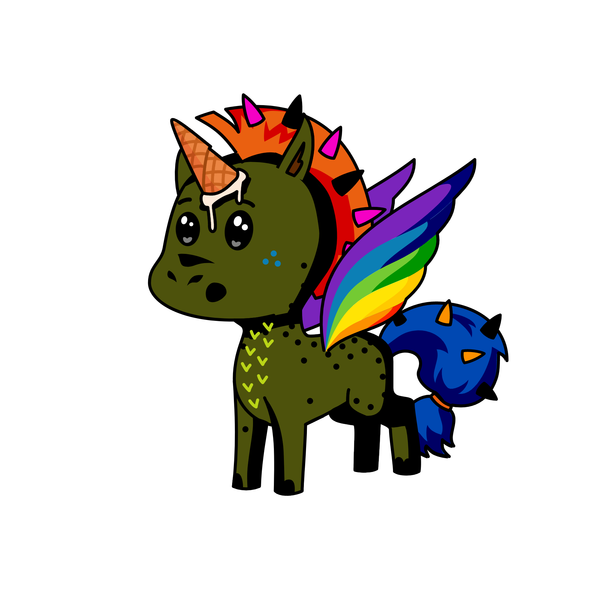 Poopasauras 1, the unicorn