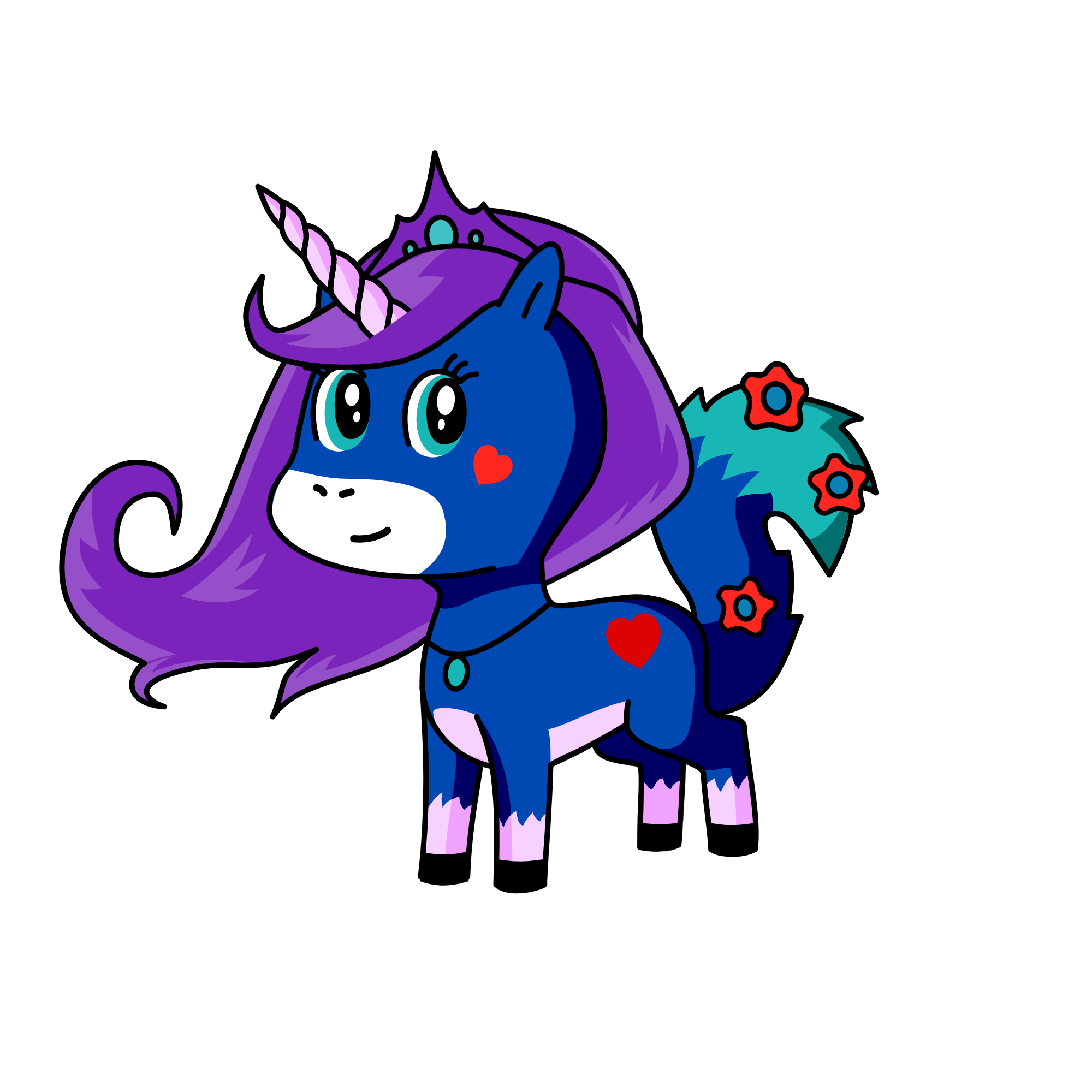 emerald, the unicorn