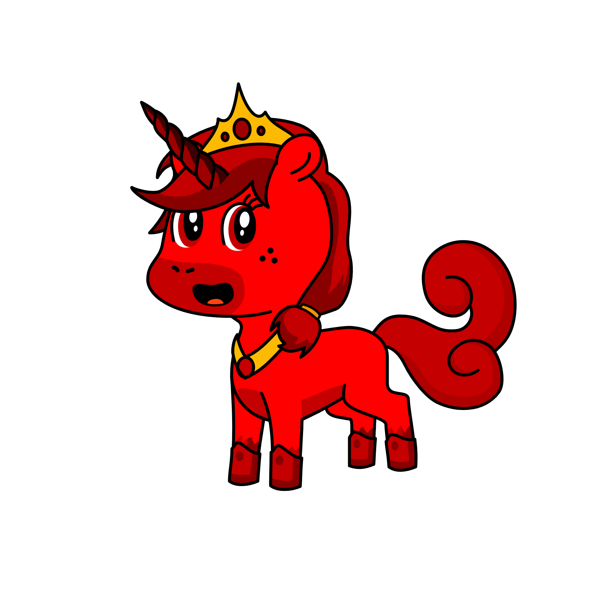 Queen Strawberry, the unicorn