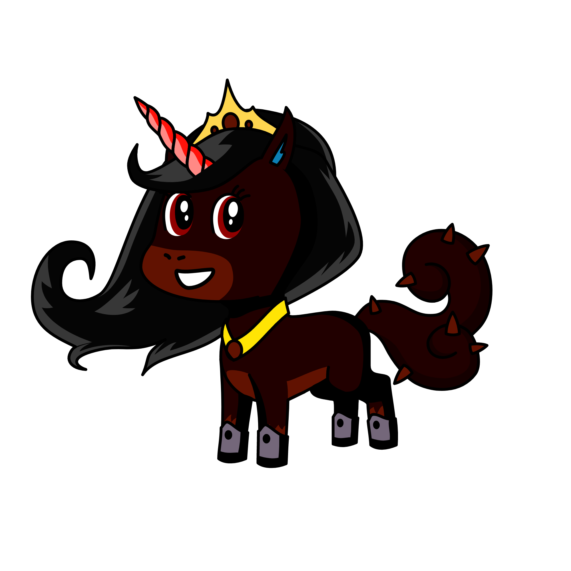 The master of evil, the unicorn