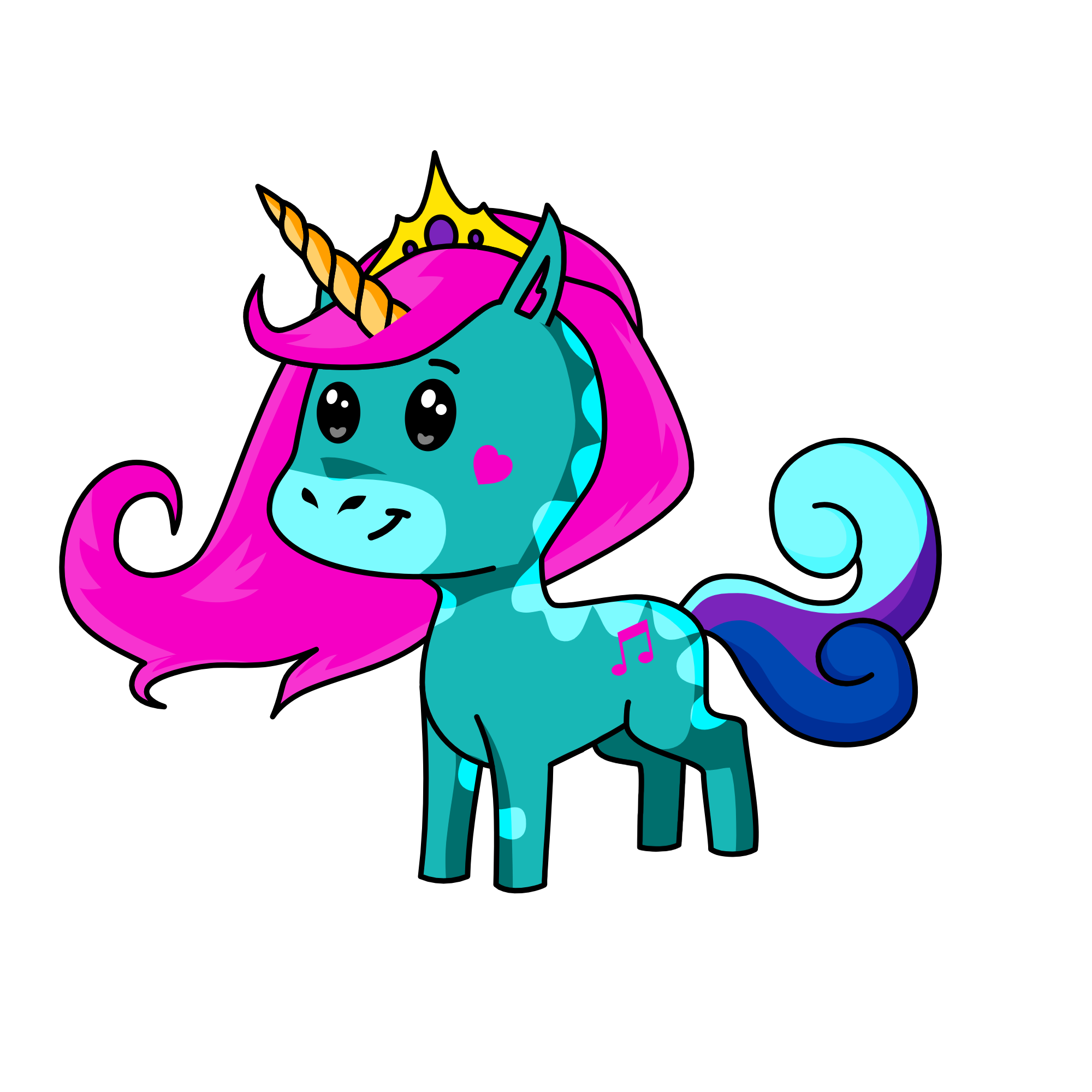beautiful, the unicorn