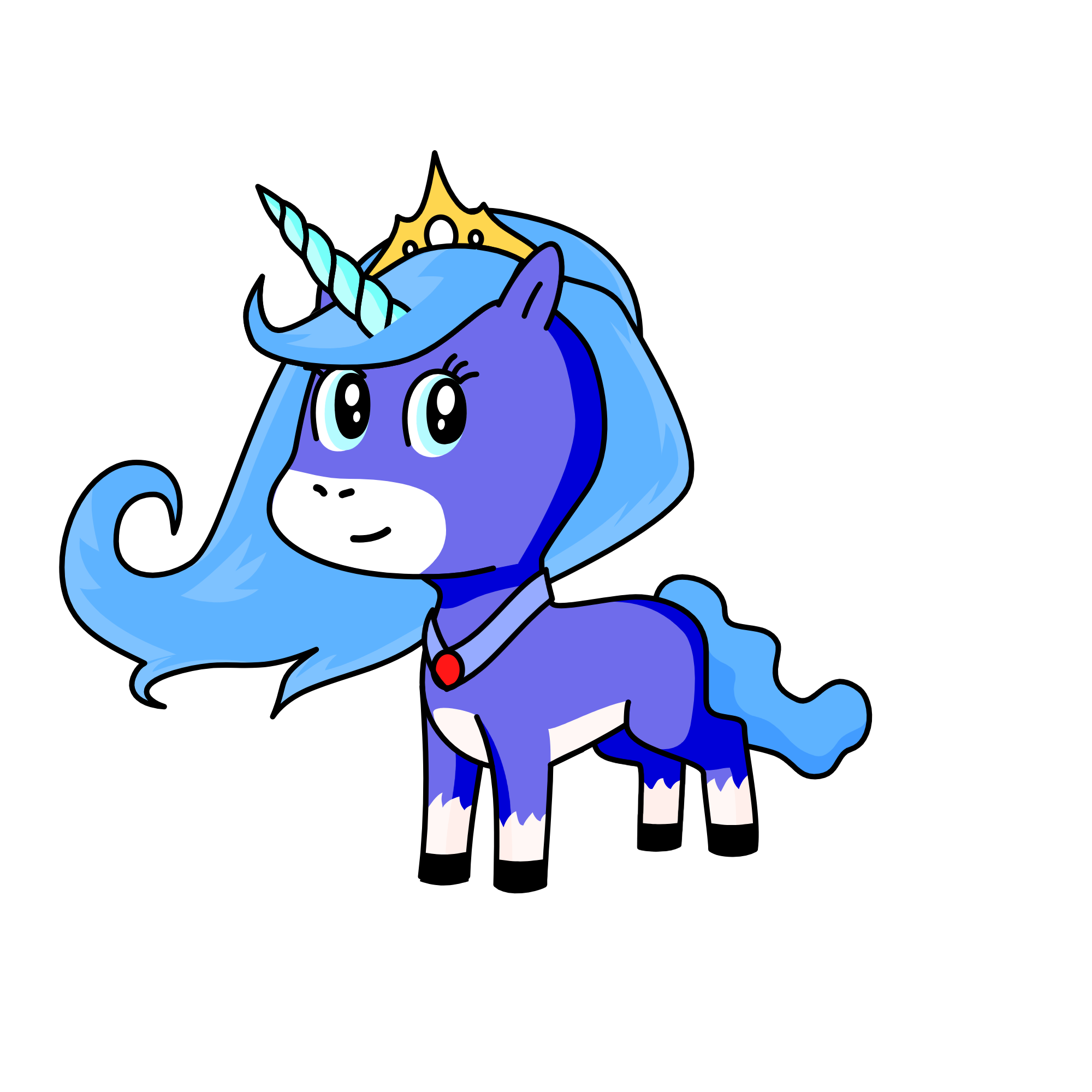 Midnight, the unicorn