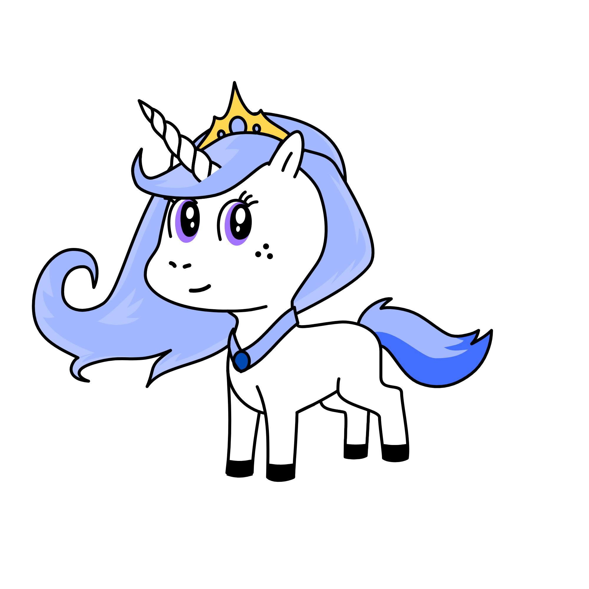 Princess Lucy, the unicorn