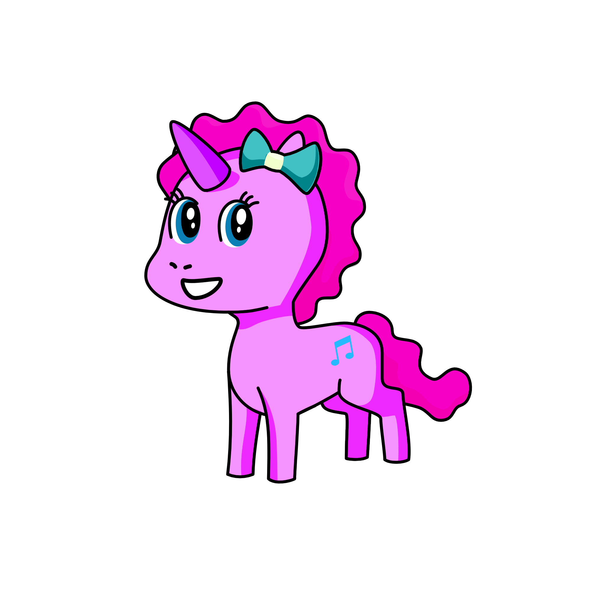 Pinkie Pie, the unicorn