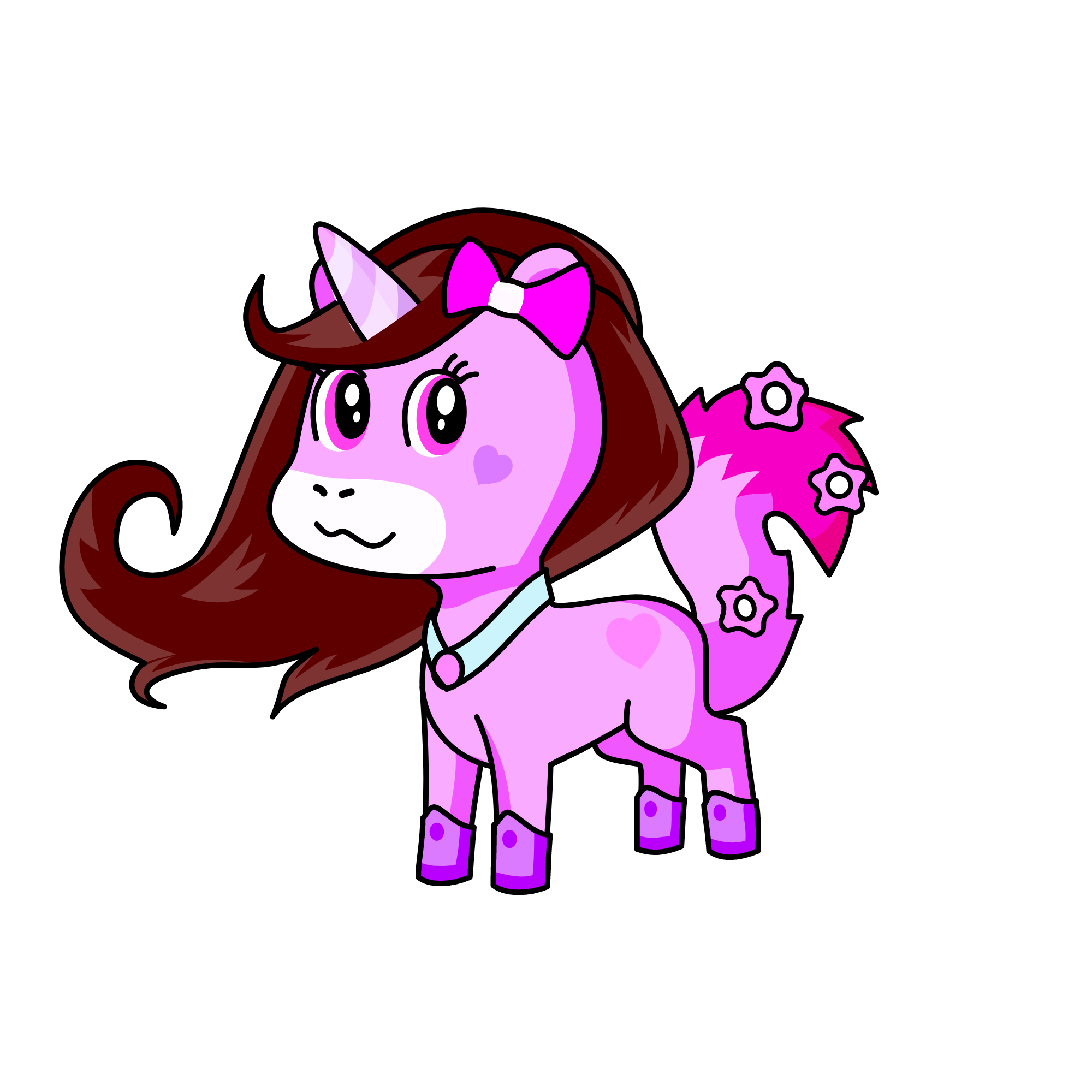fluffy katie, the unicorn