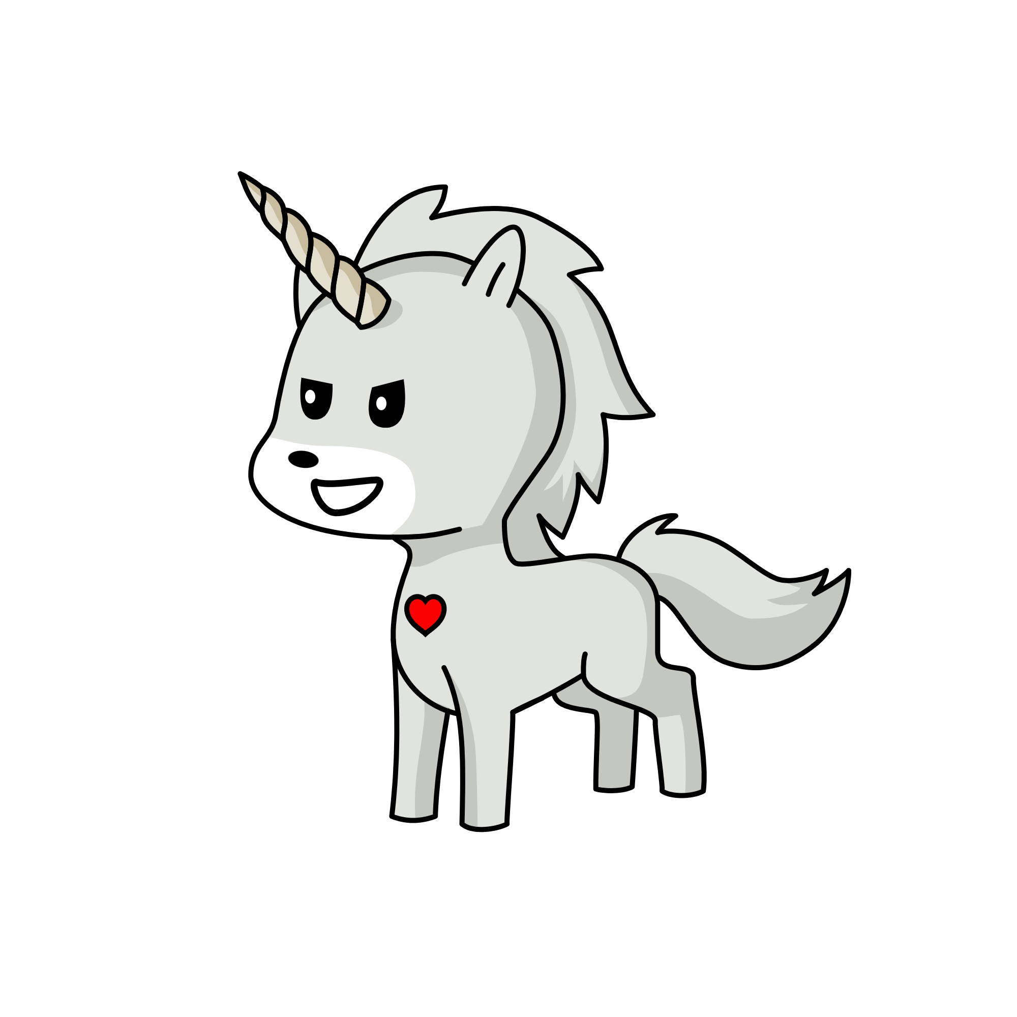 Stone heart , the unicorn