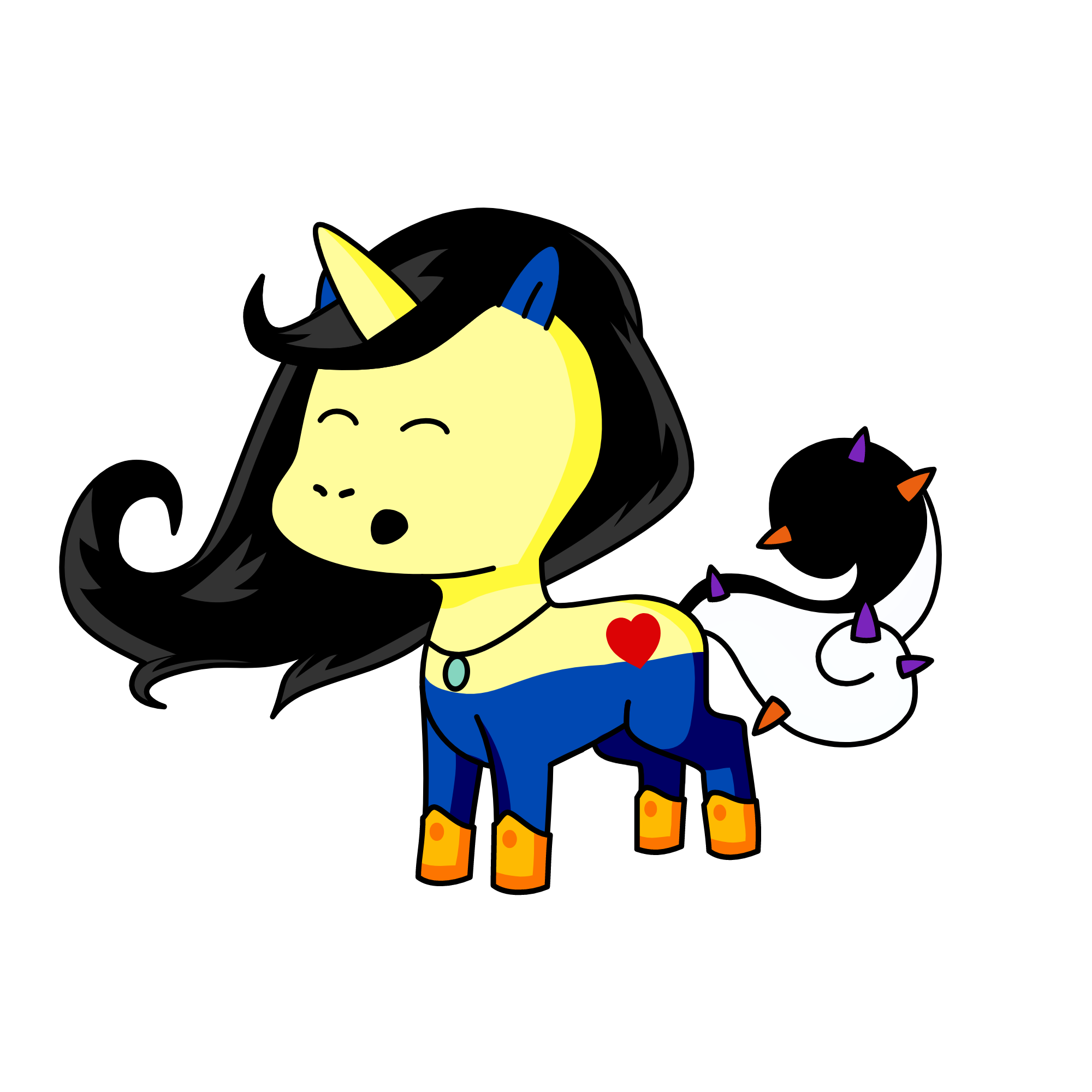 Wyinter, the unicorn
