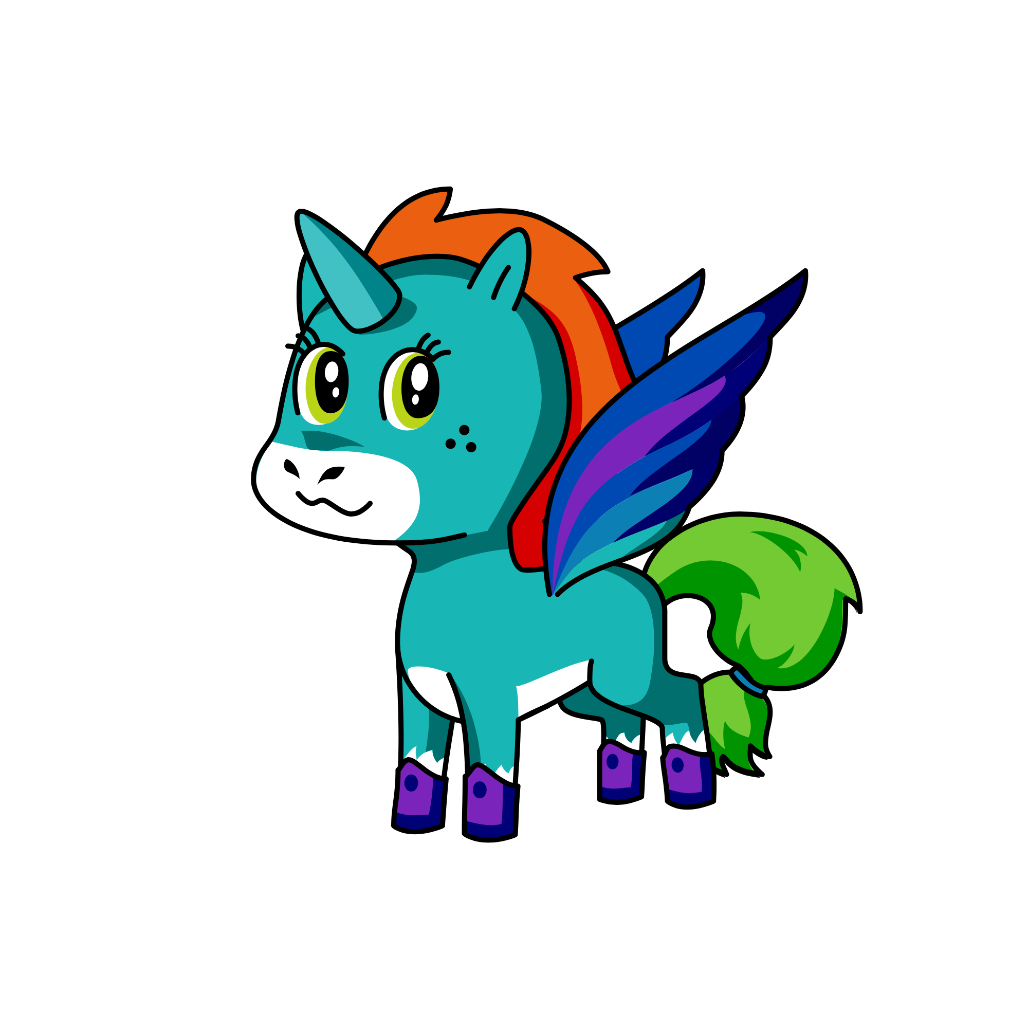 Shoepatututu, the unicorn