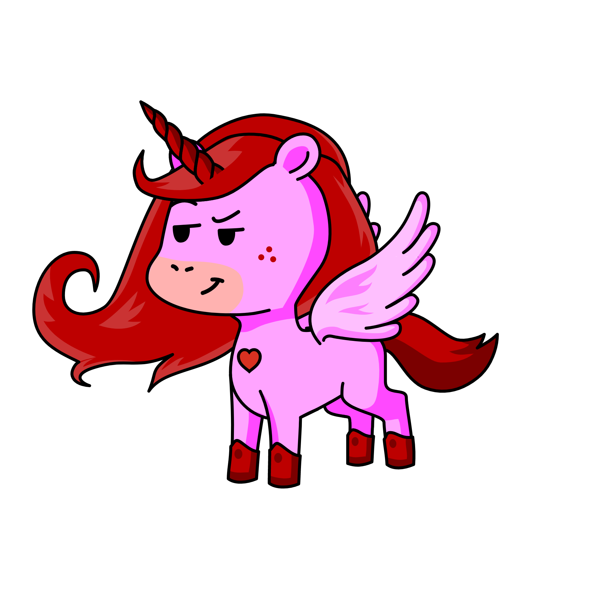 Love pony, the unicorn